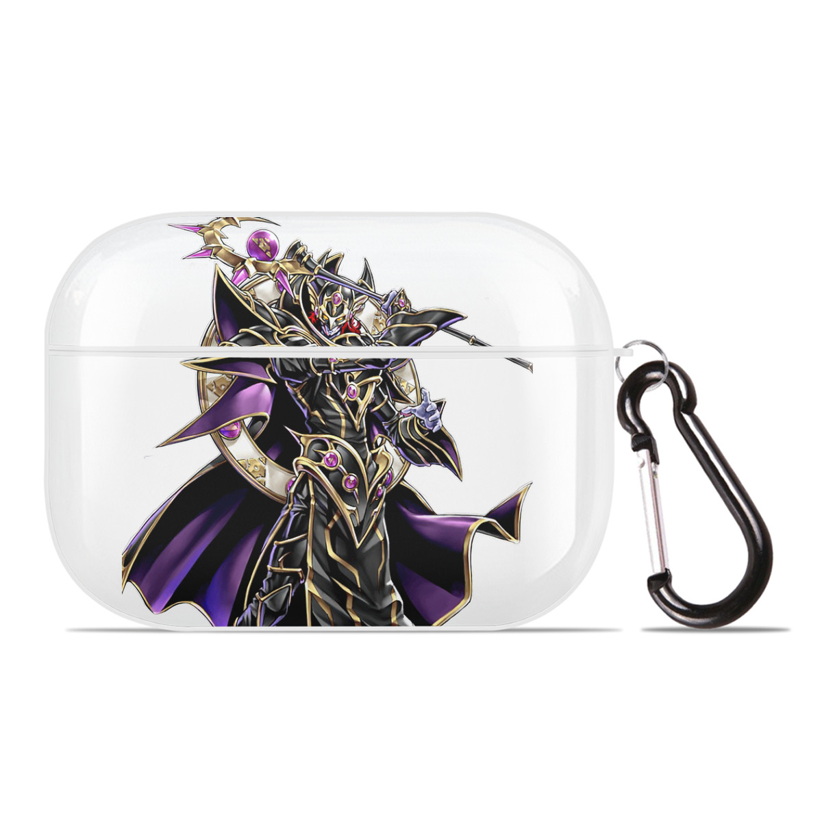 （画像用） 遊☆戯☆王 Yu-Gi-Oh! 【AirPods Pro用】ハードシェル保護ケース 耐衝撃・防指紋・カラビナ付き商品仕様