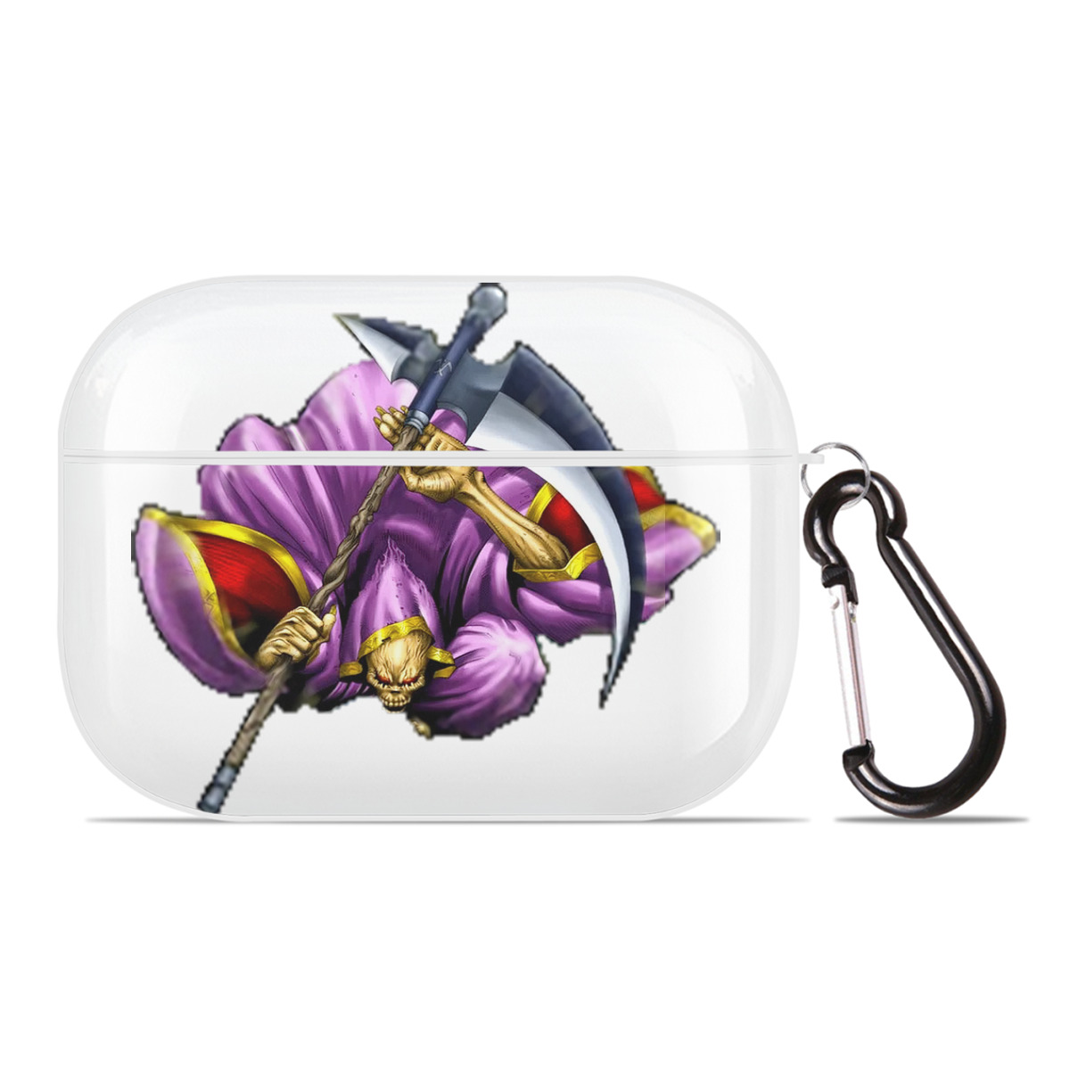 （画像用） 遊☆戯☆王 Yu-Gi-Oh! 【AirPods Pro用】ハードシェル保護ケース 耐衝撃・防指紋・カラビナ付き商品仕様