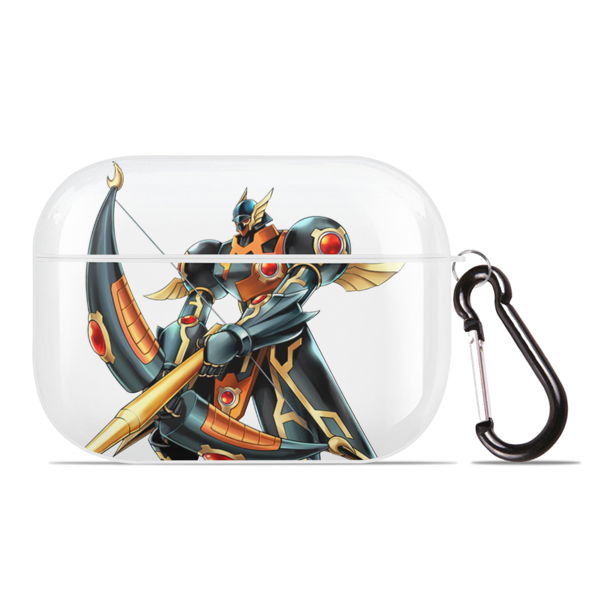 （画像用） 遊☆戯☆王 Yu-Gi-Oh! 【AirPods Pro用】ハードシェル保護ケース 耐衝撃・防指紋・カラビナ付き商品仕様