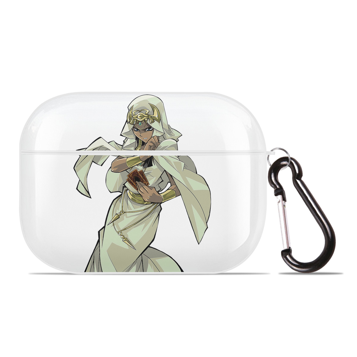 （画像用） 遊☆戯☆王 Yu-Gi-Oh! 【AirPods Pro用】ハードシェル保護ケース 耐衝撃・防指紋・カラビナ付き商品仕様