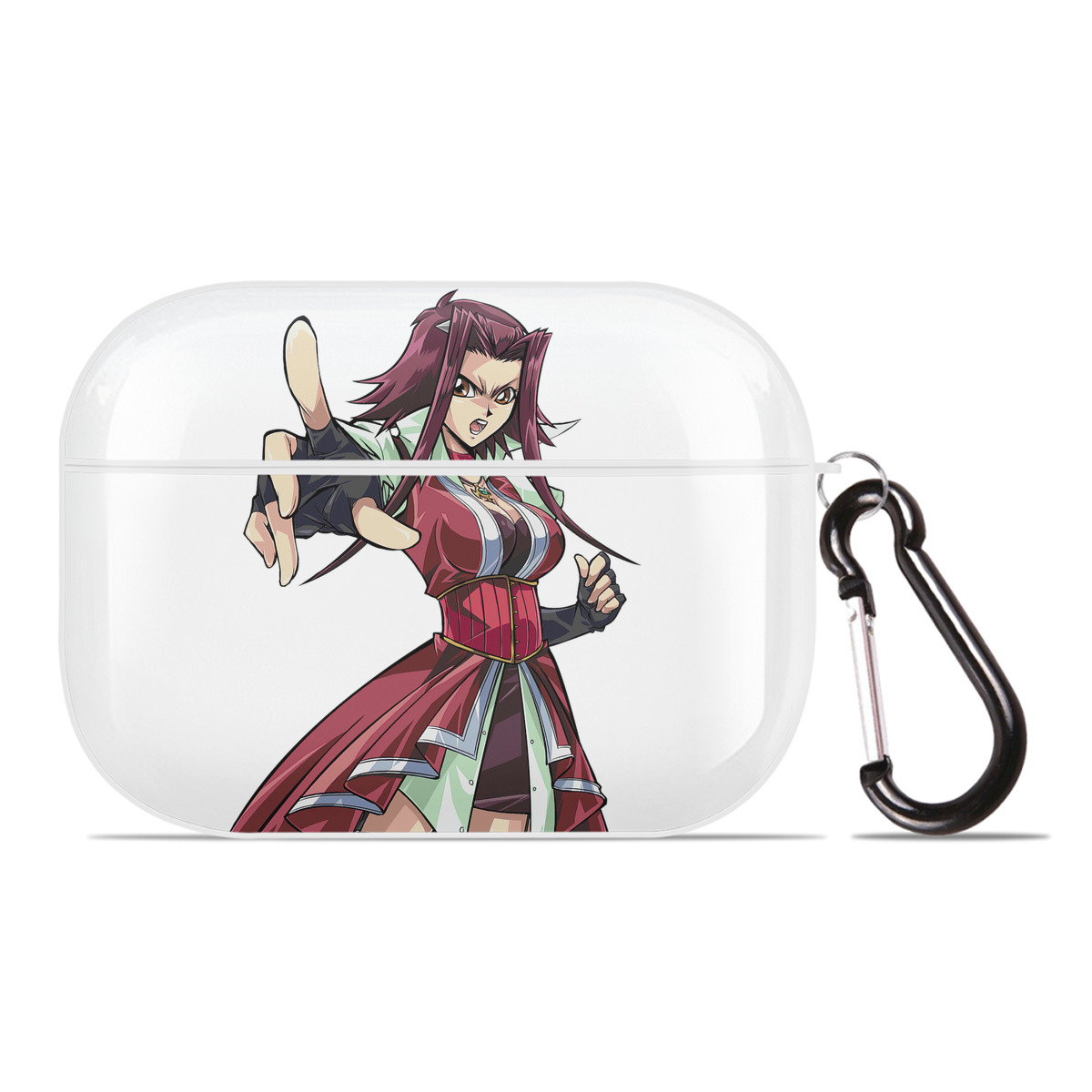 （画像用） 遊☆戯☆王 Yu-Gi-Oh! 【AirPods Pro用】ハードシェル保護ケース 耐衝撃・防指紋・カラビナ付き商品仕様