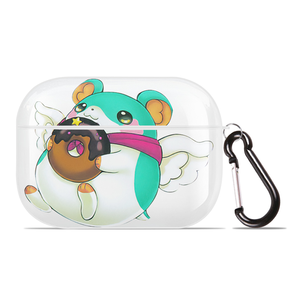 （画像用） 遊☆戯☆王 Yu-Gi-Oh! 【AirPods Pro用】ハードシェル保護ケース 耐衝撃・防指紋・カラビナ付き商品仕様