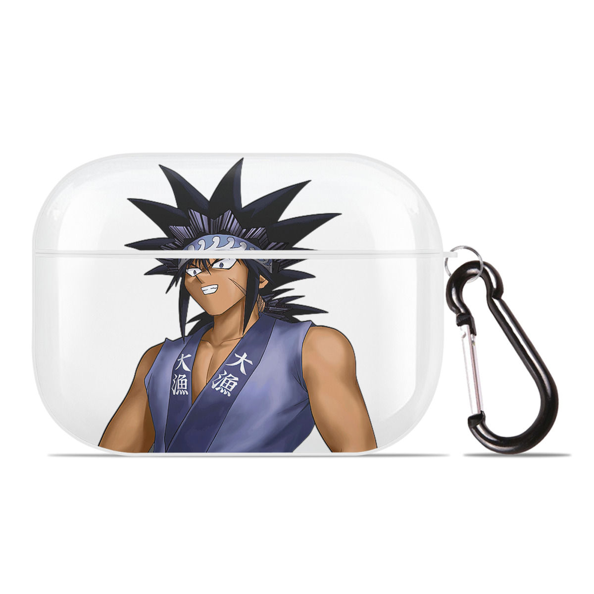 （画像用） 遊☆戯☆王 Yu-Gi-Oh! 【AirPods Pro用】ハードシェル保護ケース 耐衝撃・防指紋・カラビナ付き商品仕様