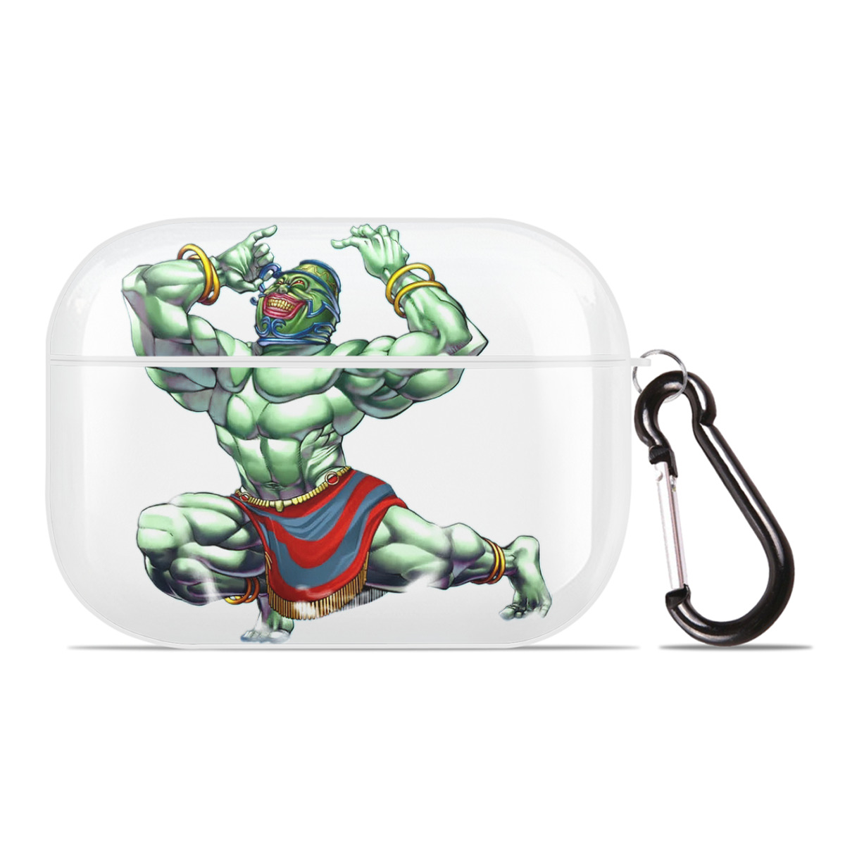 （画像用） 遊☆戯☆王 Yu-Gi-Oh! 【AirPods Pro用】ハードシェル保護ケース 耐衝撃・防指紋・カラビナ付き商品仕様