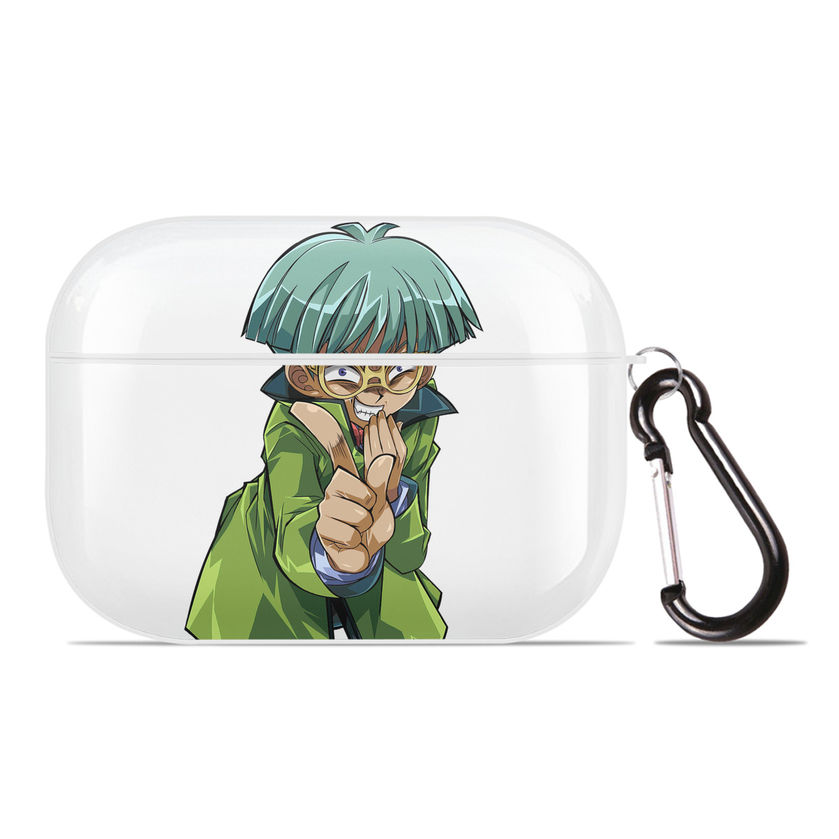 （画像用） 遊☆戯☆王 Yu-Gi-Oh! 【AirPods Pro用】ハードシェル保護ケース 耐衝撃・防指紋・カラビナ付き商品仕様
