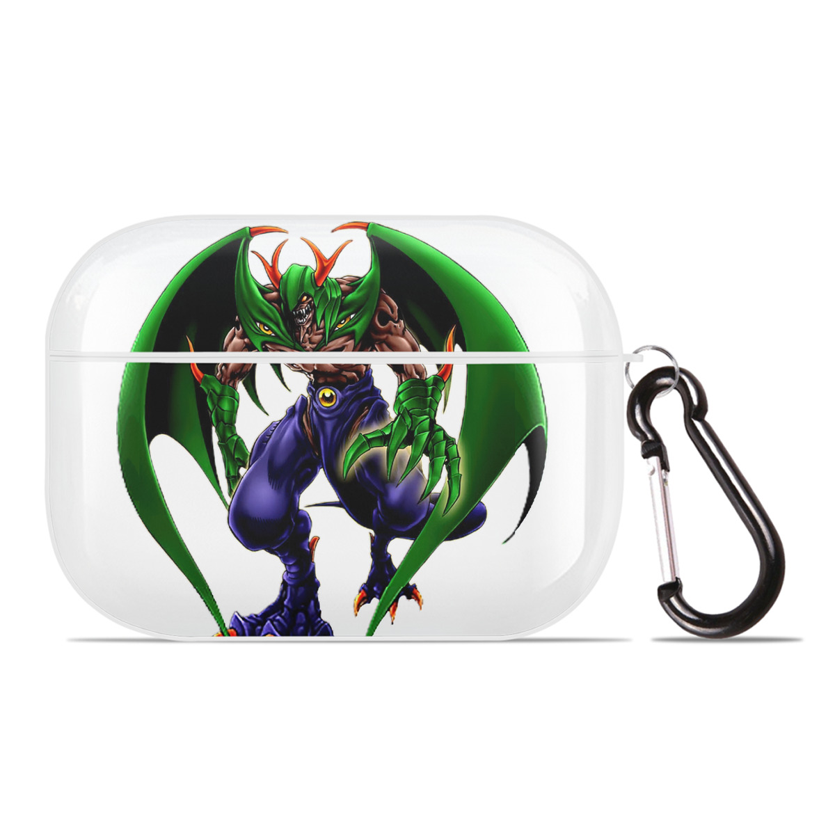 （画像用） 遊☆戯☆王 Yu-Gi-Oh! 【AirPods Pro用】ハードシェル保護ケース 耐衝撃・防指紋・カラビナ付き商品仕様