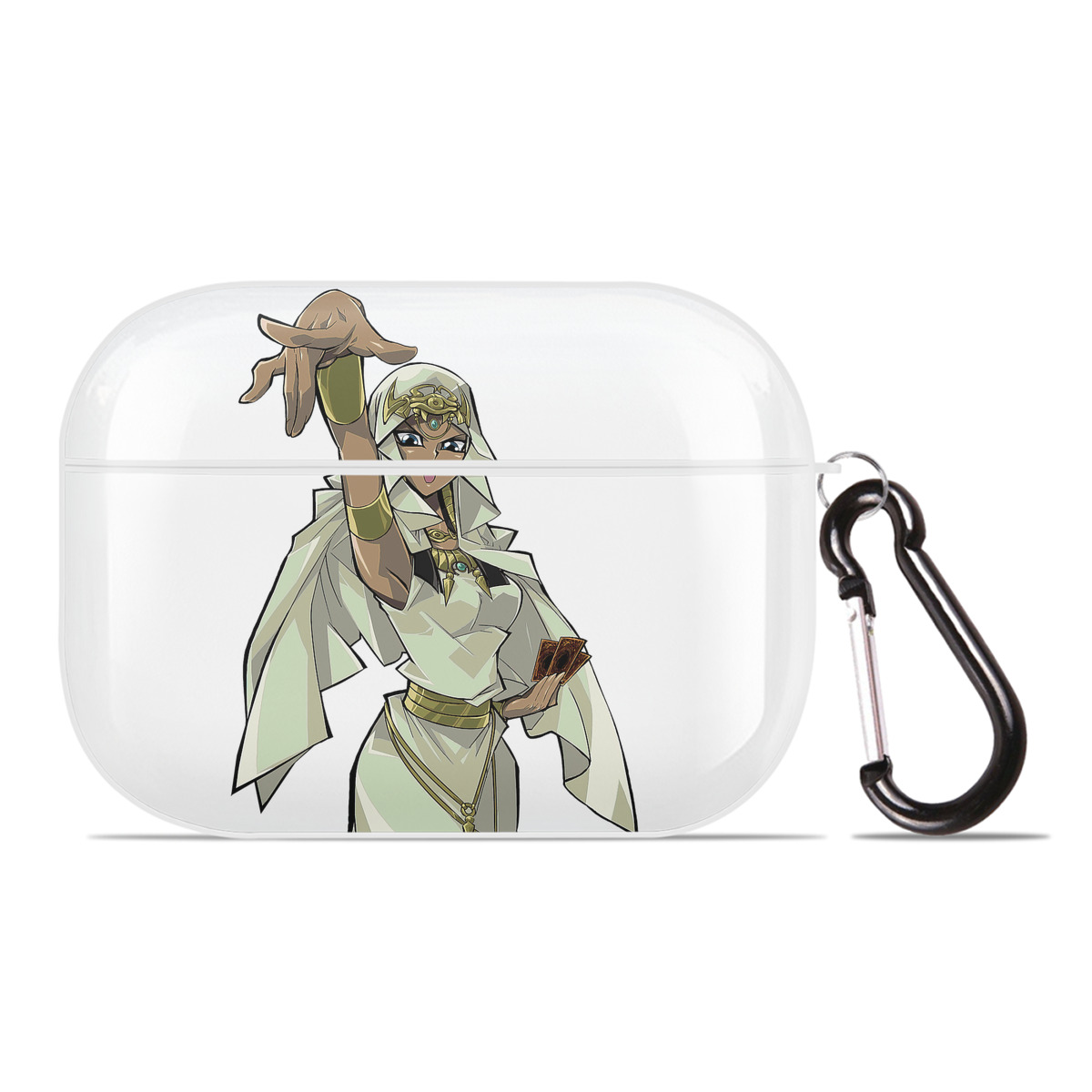（画像用） 遊☆戯☆王 Yu-Gi-Oh! 【AirPods Pro用】ハードシェル保護ケース 耐衝撃・防指紋・カラビナ付き商品仕様