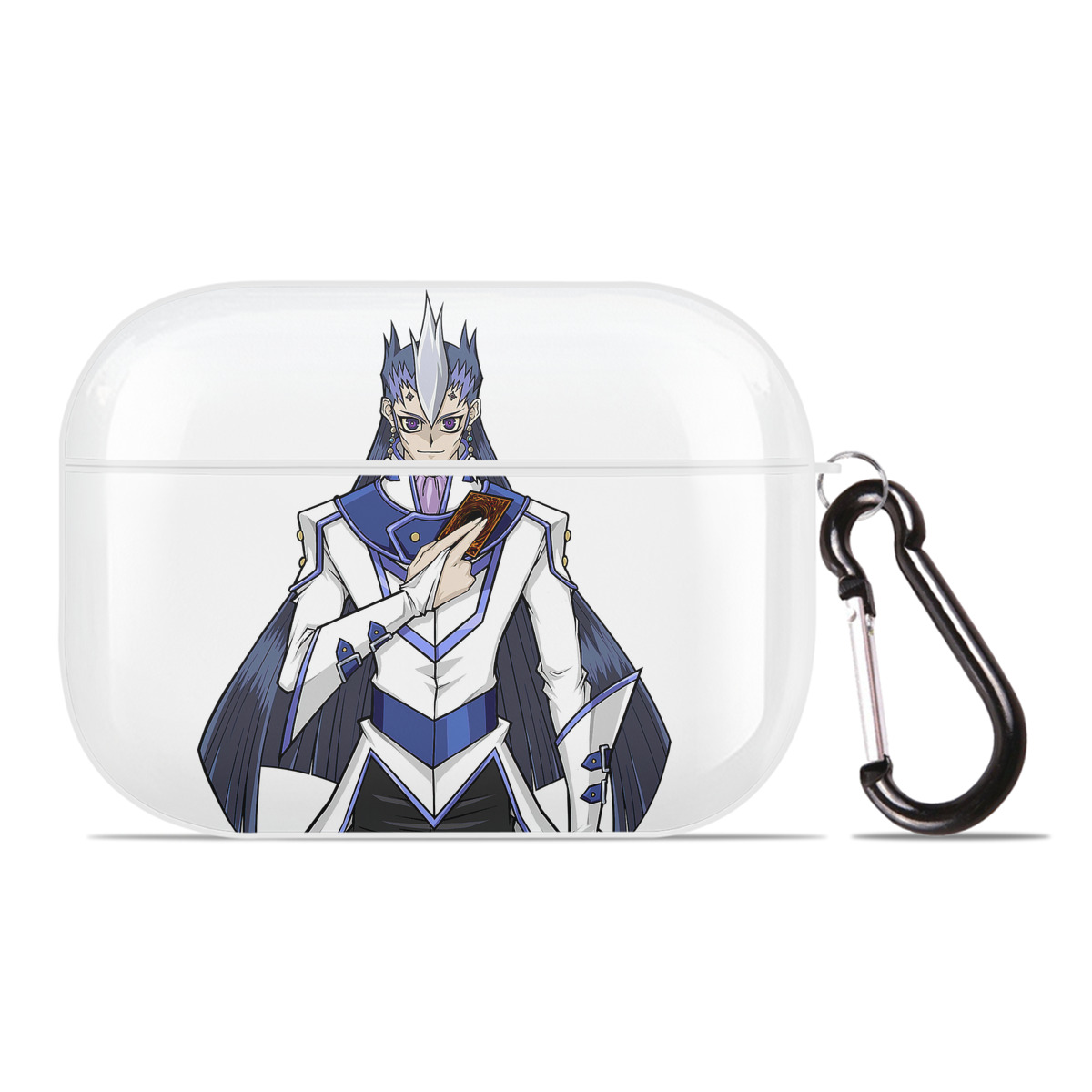 （画像用） 遊☆戯☆王 Yu-Gi-Oh! 【AirPods Pro用】ハードシェル保護ケース 耐衝撃・防指紋・カラビナ付き商品仕様