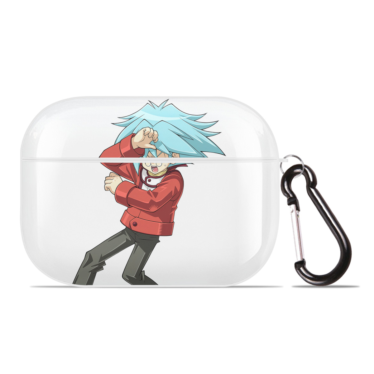 （画像用） 遊☆戯☆王 Yu-Gi-Oh! 【AirPods Pro用】ハードシェル保護ケース 耐衝撃・防指紋・カラビナ付き商品仕様