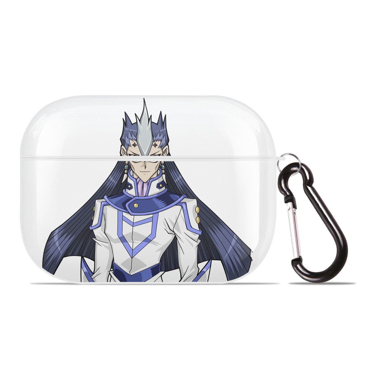 （画像用） 遊☆戯☆王 Yu-Gi-Oh! 【AirPods Pro用】ハードシェル保護ケース 耐衝撃・防指紋・カラビナ付き商品仕様