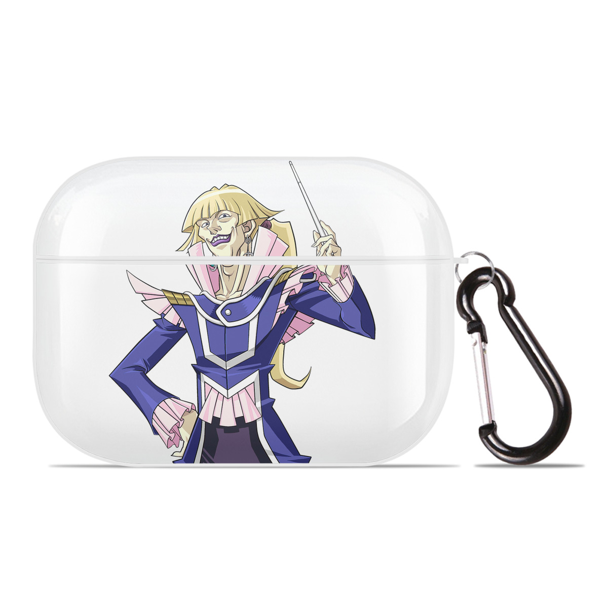 （画像用） 遊☆戯☆王 Yu-Gi-Oh! 【AirPods Pro用】ハードシェル保護ケース 耐衝撃・防指紋・カラビナ付き商品仕様