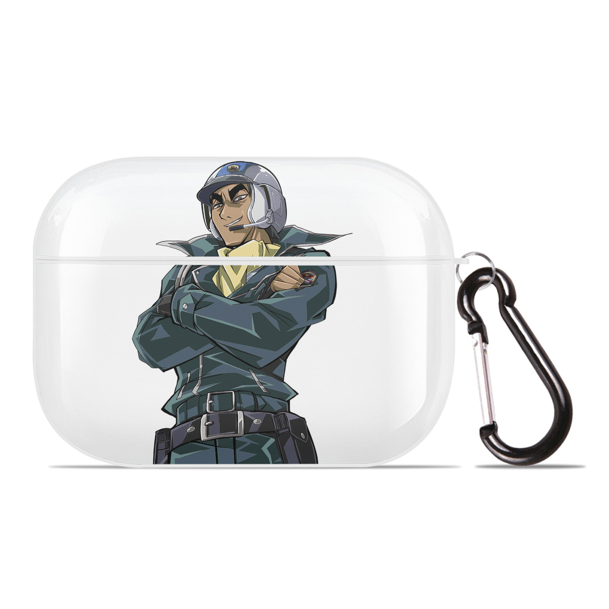 （画像用） 遊☆戯☆王 Yu-Gi-Oh! 【AirPods Pro用】ハードシェル保護ケース 耐衝撃・防指紋・カラビナ付き商品仕様