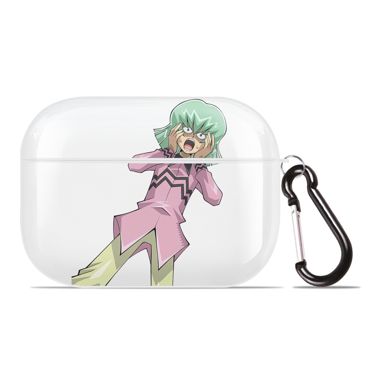 （画像用） 遊☆戯☆王 Yu-Gi-Oh! 【AirPods Pro用】ハードシェル保護ケース 耐衝撃・防指紋・カラビナ付き商品仕様