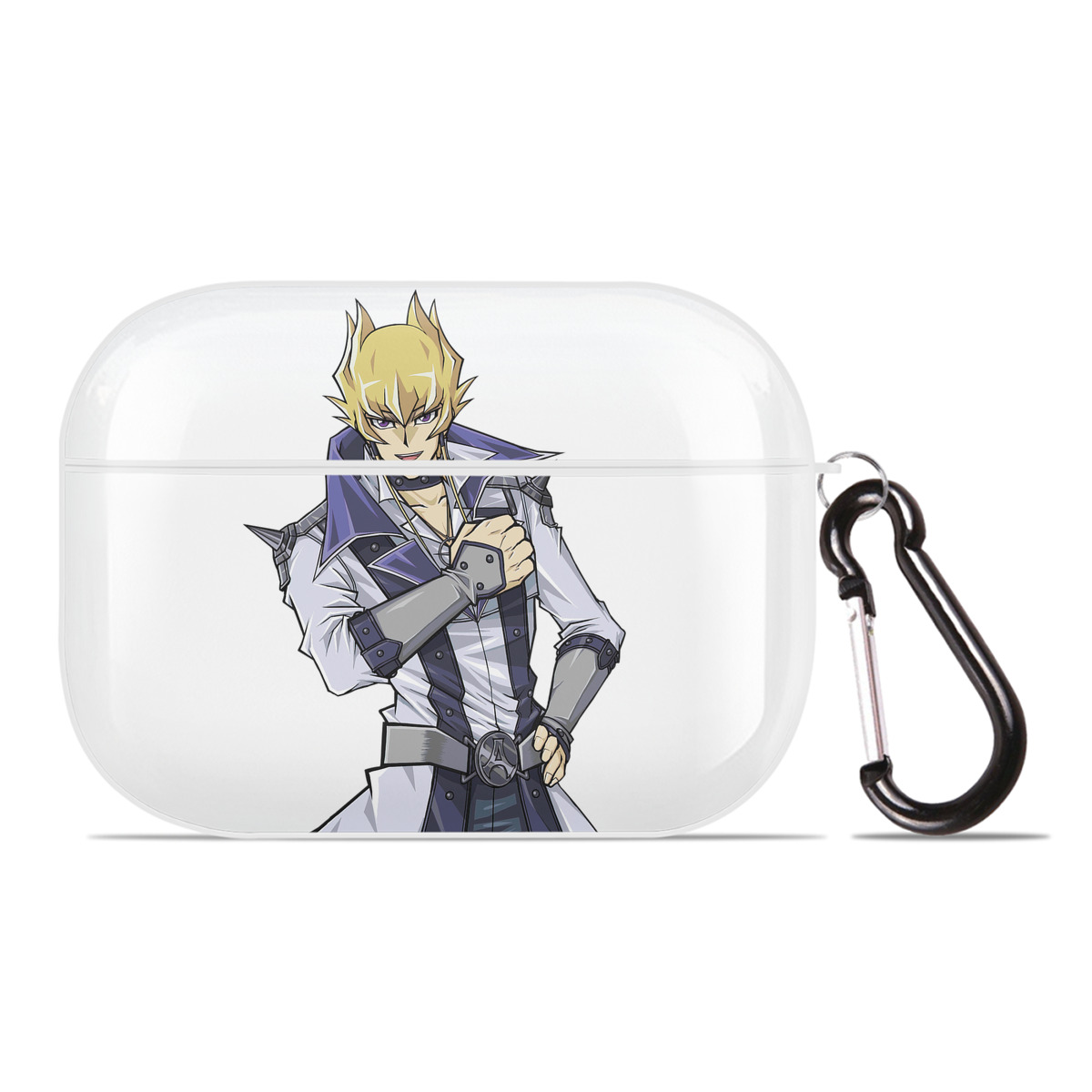 （画像用） 遊☆戯☆王 Yu-Gi-Oh! 【AirPods Pro用】ハードシェル保護ケース 耐衝撃・防指紋・カラビナ付き商品仕様