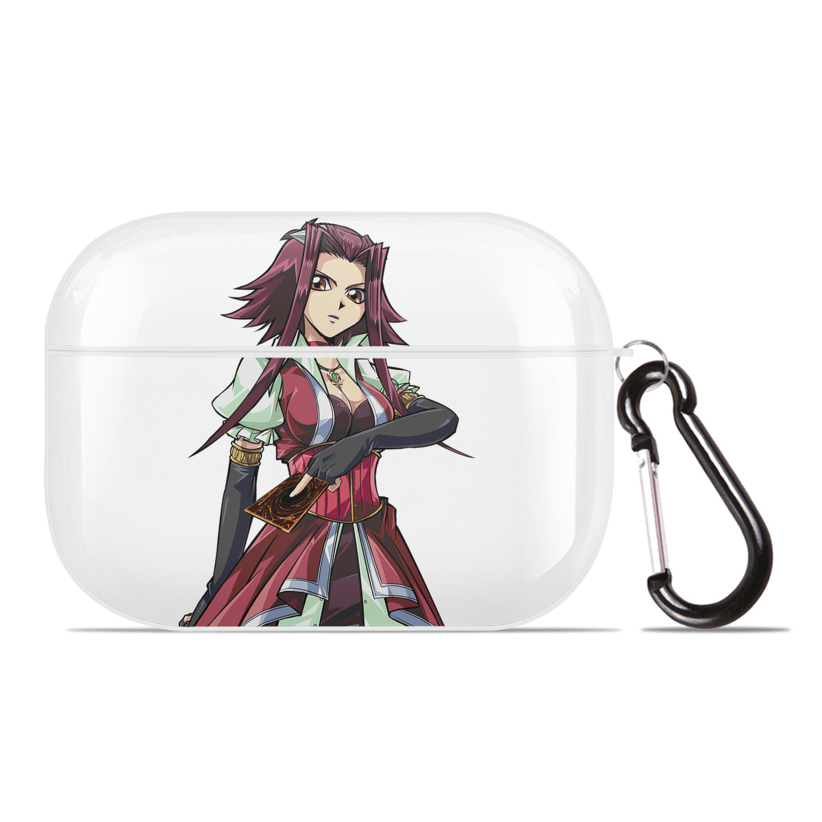 （画像用） 遊☆戯☆王 Yu-Gi-Oh! 【AirPods Pro用】ハードシェル保護ケース 耐衝撃・防指紋・カラビナ付き商品仕様