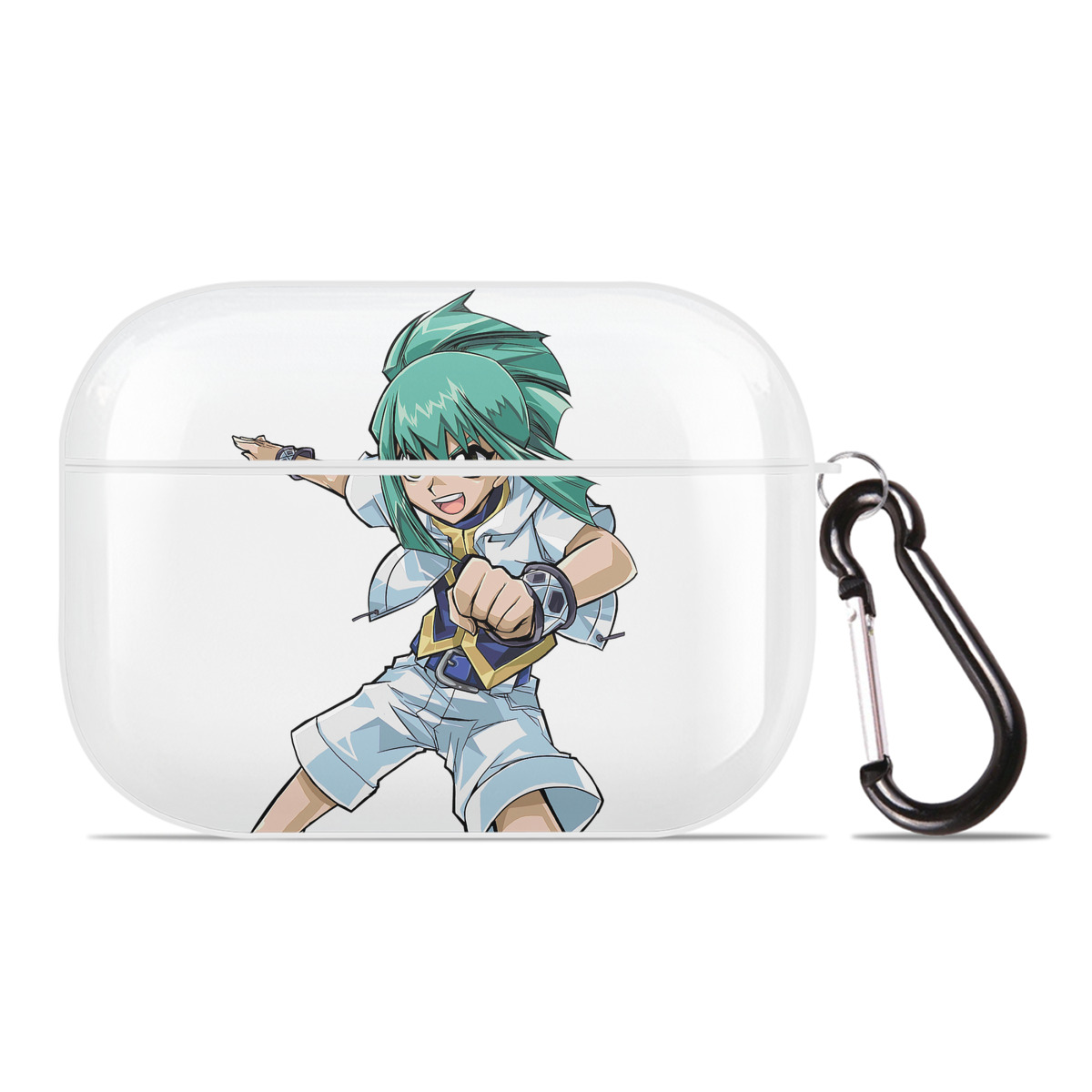 （画像用） 遊☆戯☆王 Yu-Gi-Oh! 【AirPods Pro用】ハードシェル保護ケース 耐衝撃・防指紋・カラビナ付き商品仕様