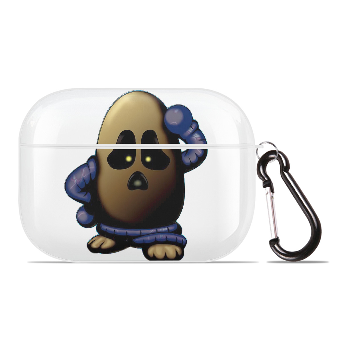 （画像用） 遊☆戯☆王 Yu-Gi-Oh! 【AirPods Pro用】ハードシェル保護ケース 耐衝撃・防指紋・カラビナ付き商品仕様