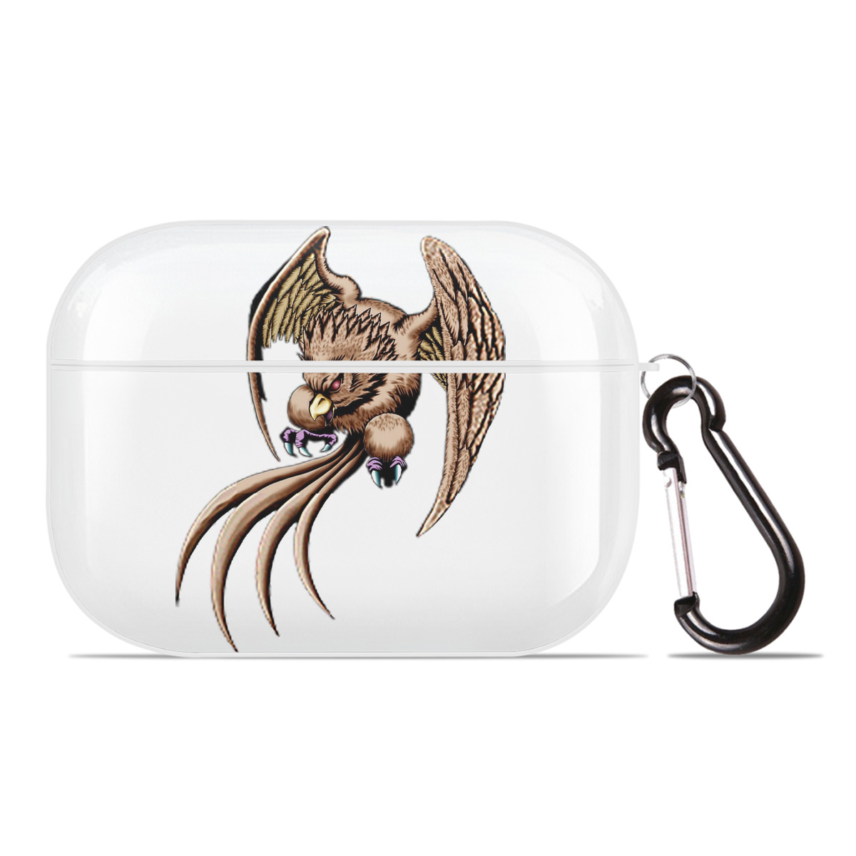 （画像用） 遊☆戯☆王 Yu-Gi-Oh! 【AirPods Pro用】ハードシェル保護ケース 耐衝撃・防指紋・カラビナ付き商品仕様