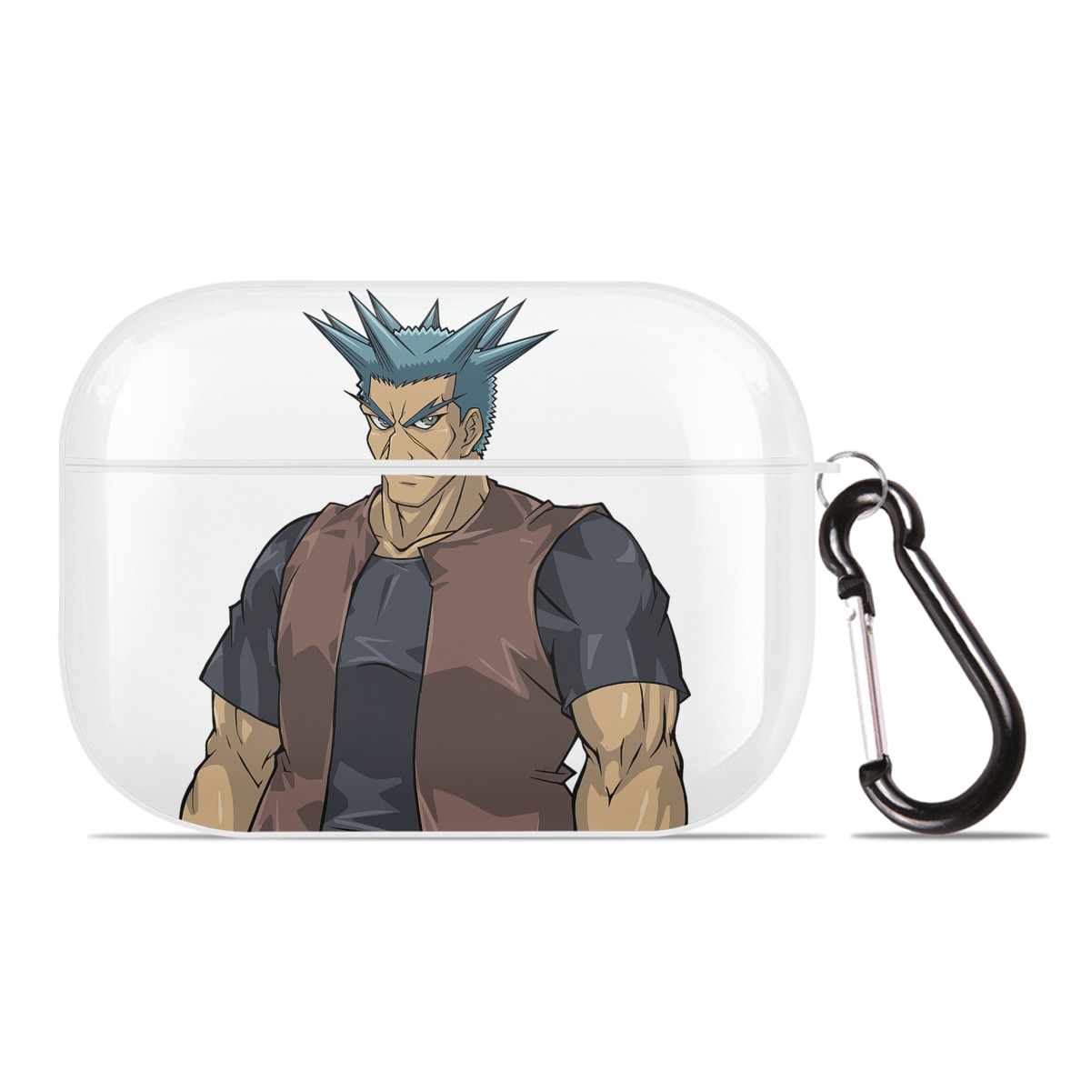 （画像用） 遊☆戯☆王 Yu-Gi-Oh! 【AirPods Pro用】ハードシェル保護ケース 耐衝撃・防指紋・カラビナ付き商品仕様