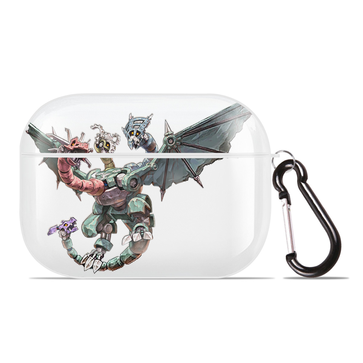 （画像用） 遊☆戯☆王 Yu-Gi-Oh! 【AirPods Pro用】ハードシェル保護ケース 耐衝撃・防指紋・カラビナ付き商品仕様