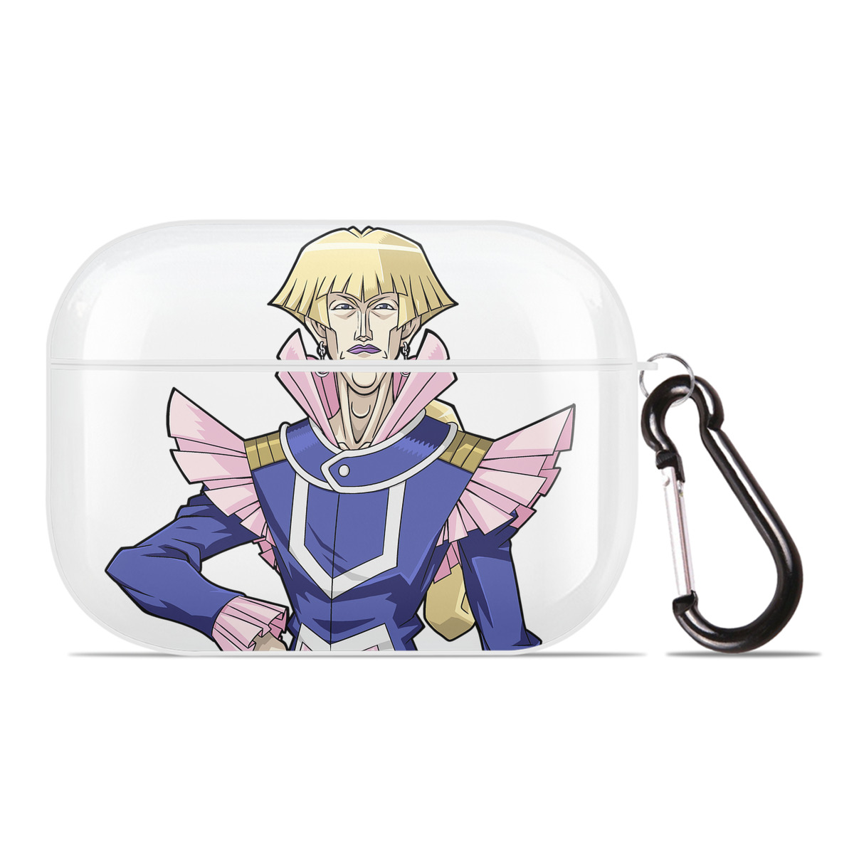 （画像用） 遊☆戯☆王 Yu-Gi-Oh! 【AirPods Pro用】ハードシェル保護ケース 耐衝撃・防指紋・カラビナ付き商品仕様