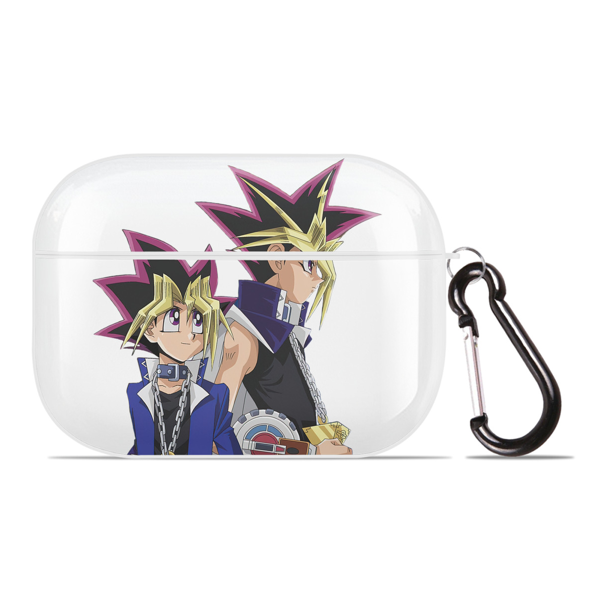 （画像用） 遊☆戯☆王 Yu-Gi-Oh! 【AirPods Pro用】ハードシェル保護ケース 耐衝撃・防指紋・カラビナ付き商品仕様