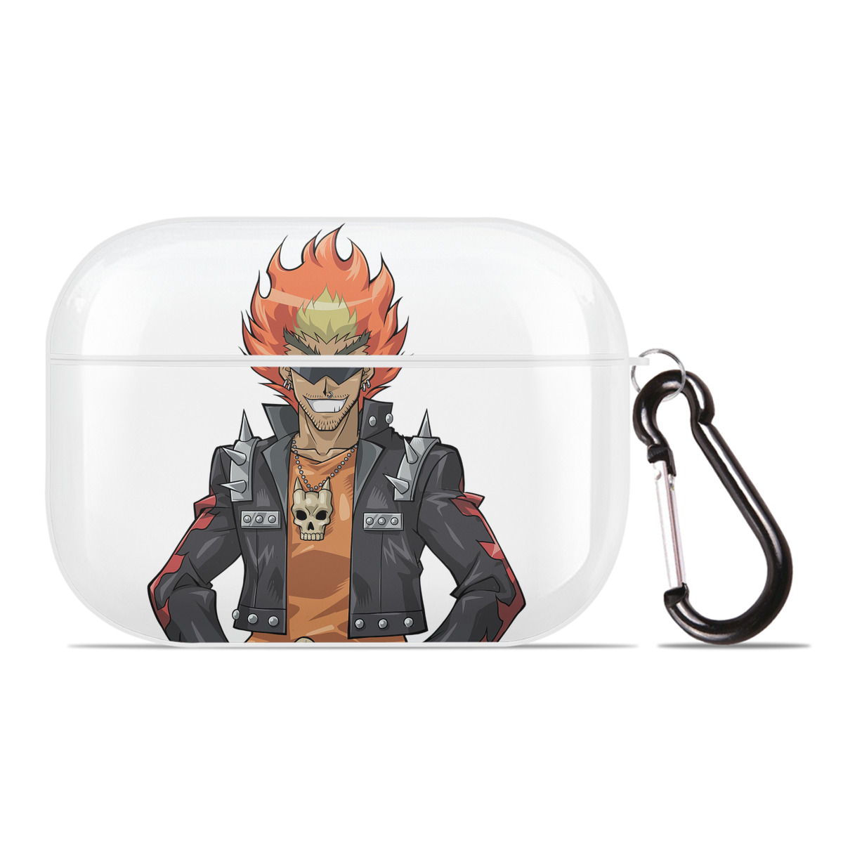 （画像用） 遊☆戯☆王 Yu-Gi-Oh! 【AirPods Pro用】ハードシェル保護ケース 耐衝撃・防指紋・カラビナ付き商品仕様
