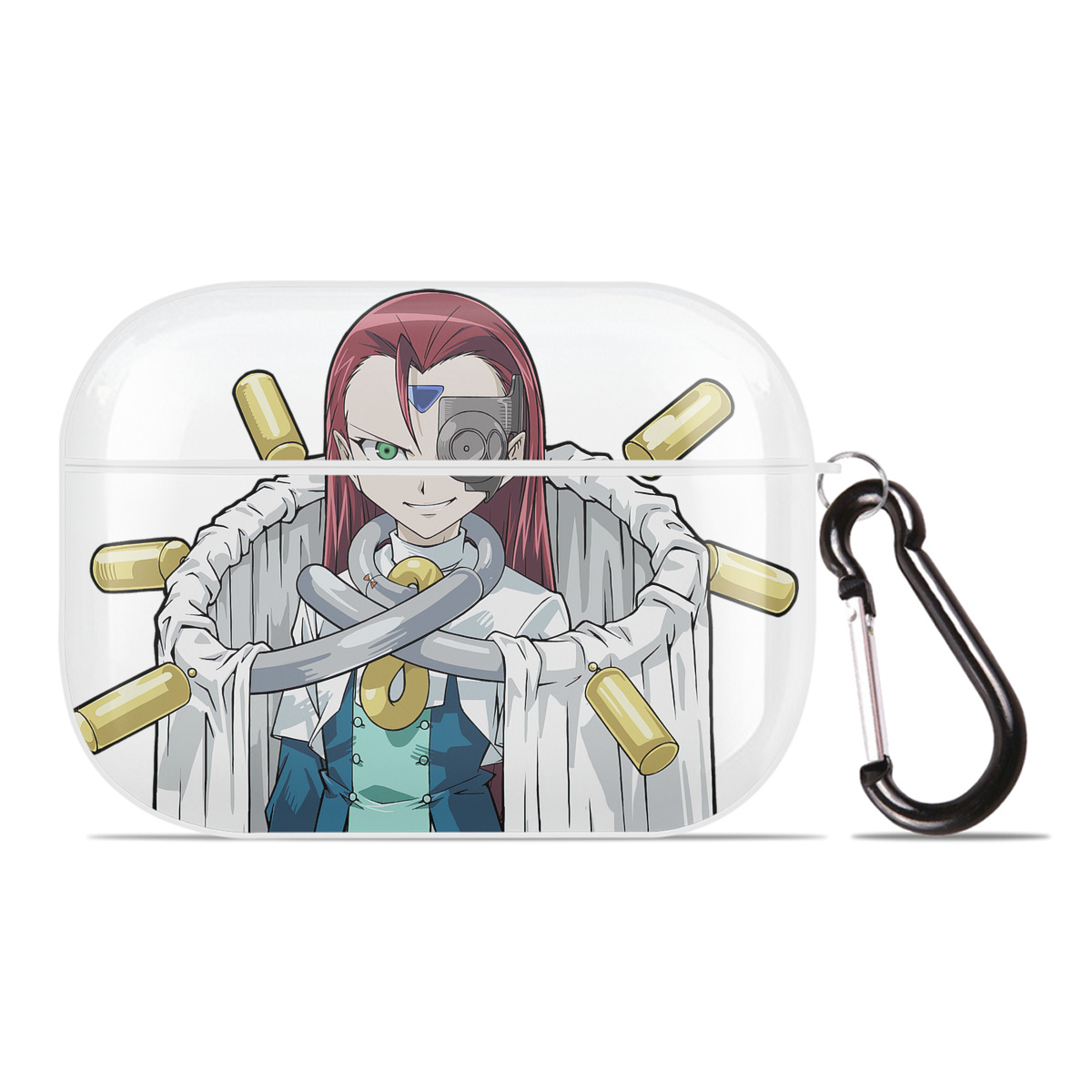 （画像用） 遊☆戯☆王 Yu-Gi-Oh! 【AirPods Pro用】ハードシェル保護ケース 耐衝撃・防指紋・カラビナ付き商品仕様