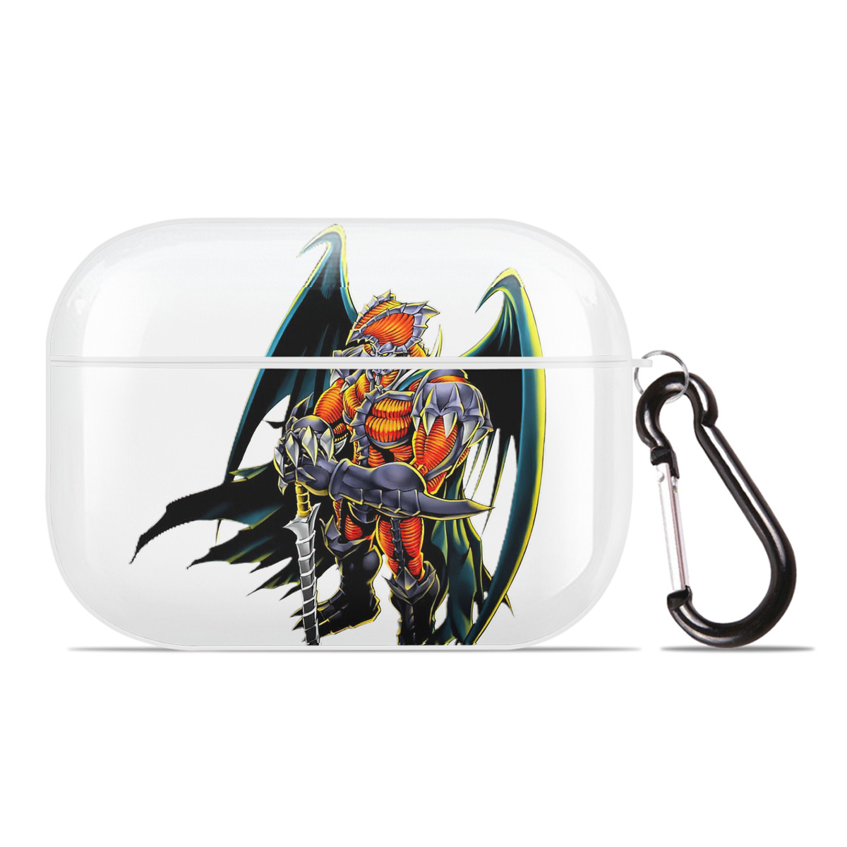 （画像用） 遊☆戯☆王 Yu-Gi-Oh! 【AirPods Pro用】ハードシェル保護ケース 耐衝撃・防指紋・カラビナ付き商品仕様