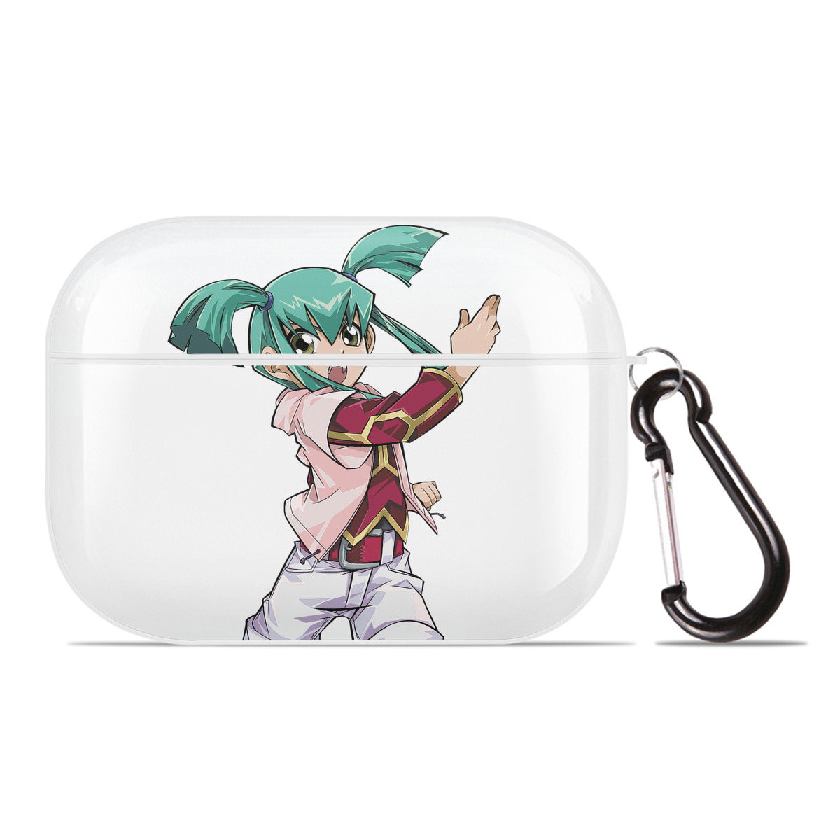 （画像用） 遊☆戯☆王 Yu-Gi-Oh! 【AirPods Pro用】ハードシェル保護ケース 耐衝撃・防指紋・カラビナ付き商品仕様