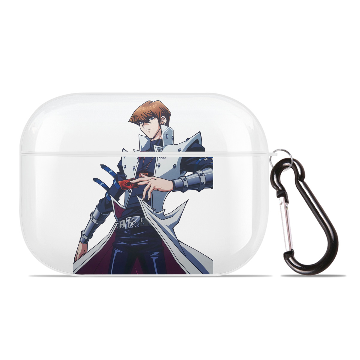 （画像用） 遊☆戯☆王 Yu-Gi-Oh! 【AirPods Pro用】ハードシェル保護ケース 耐衝撃・防指紋・カラビナ付き商品仕様
