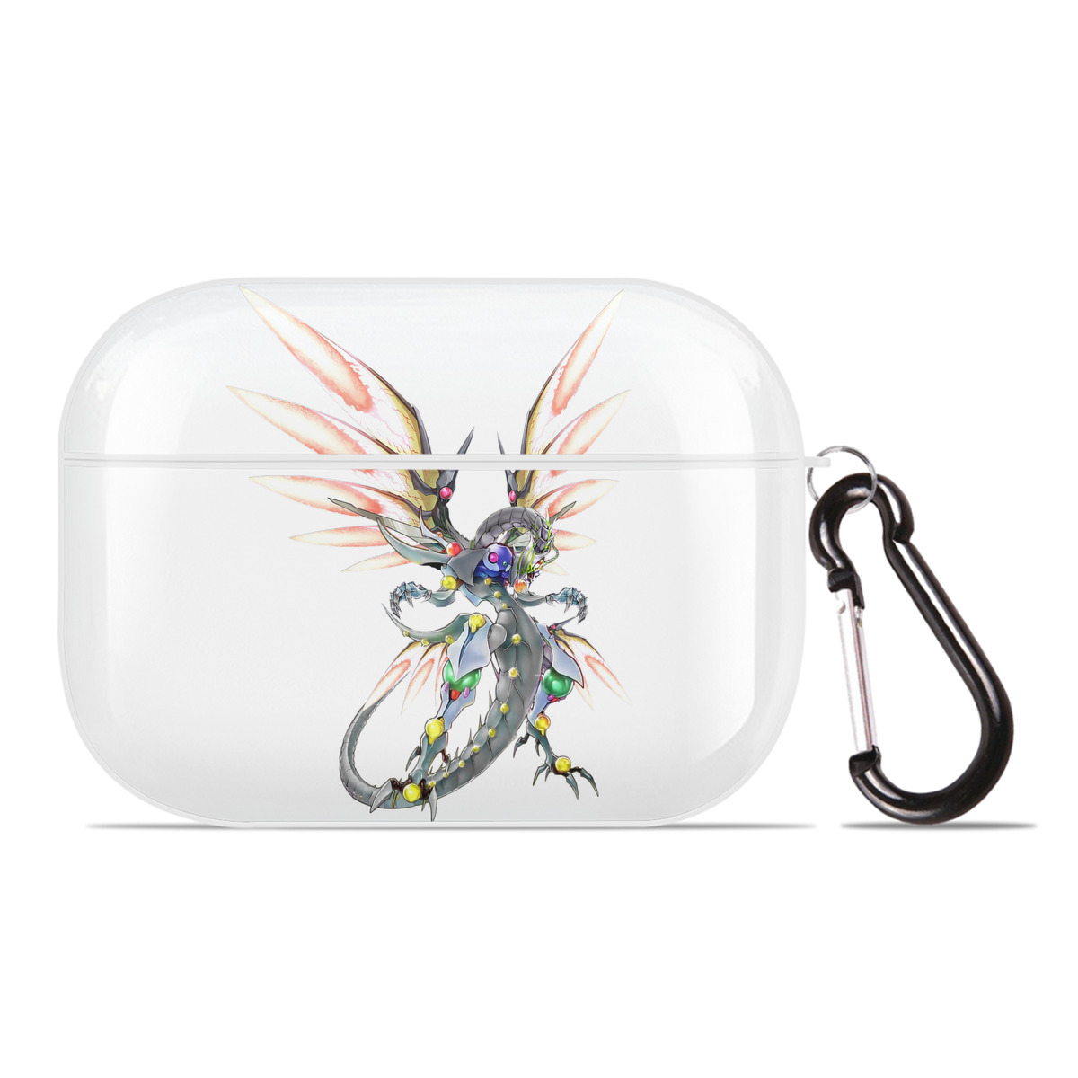 （画像用） 遊☆戯☆王 Yu-Gi-Oh! 【AirPods Pro用】ハードシェル保護ケース 耐衝撃・防指紋・カラビナ付き商品仕様