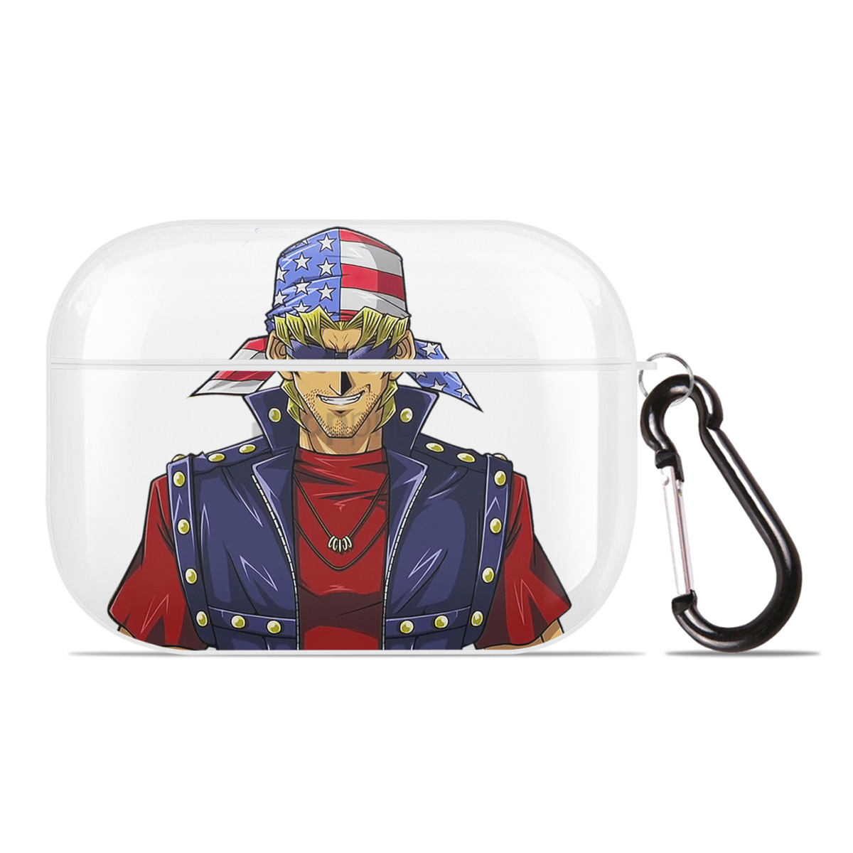 （画像用） 遊☆戯☆王 Yu-Gi-Oh! 【AirPods Pro用】ハードシェル保護ケース 耐衝撃・防指紋・カラビナ付き商品仕様