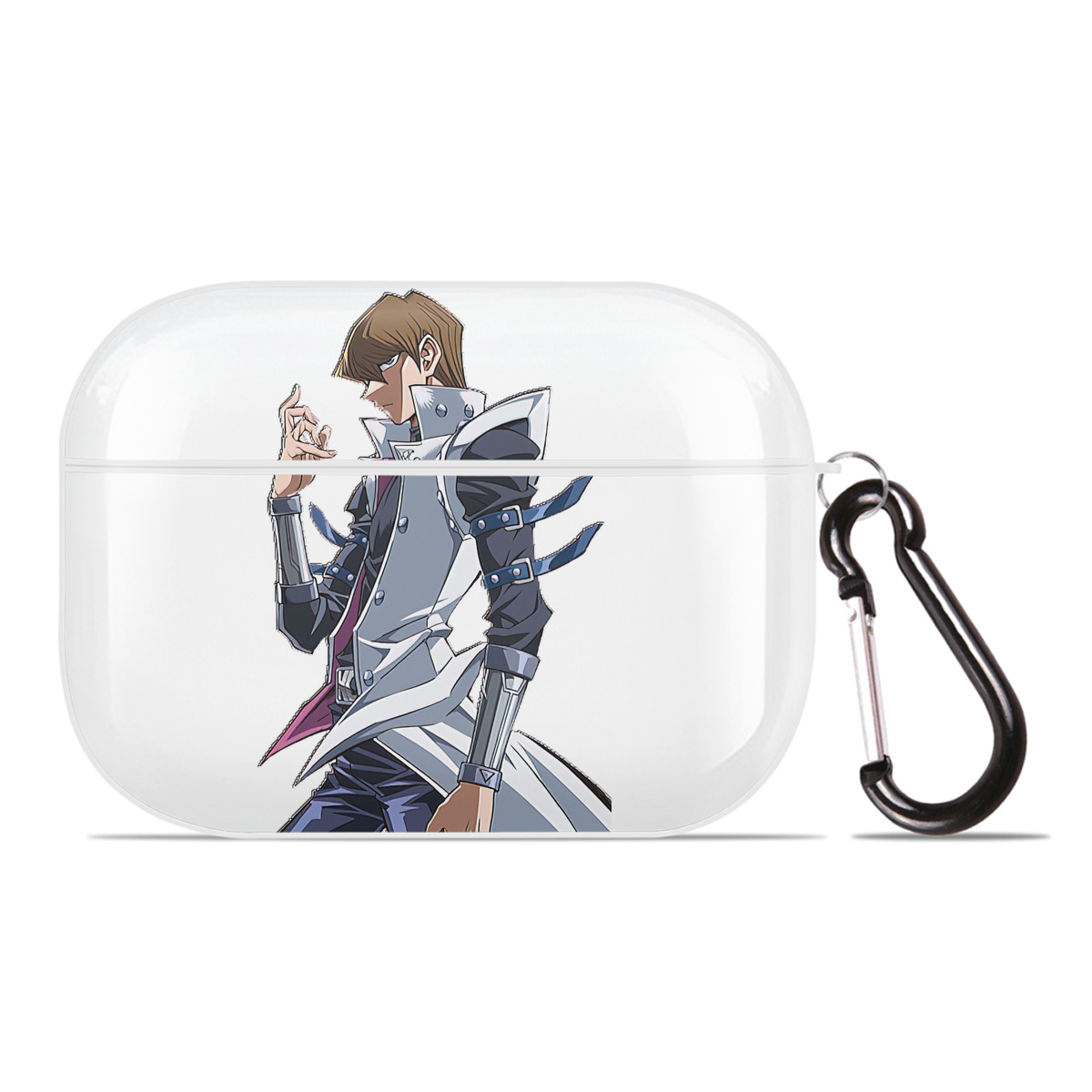 （画像用） 遊☆戯☆王 Yu-Gi-Oh! 【AirPods Pro用】ハードシェル保護ケース 耐衝撃・防指紋・カラビナ付き商品仕様