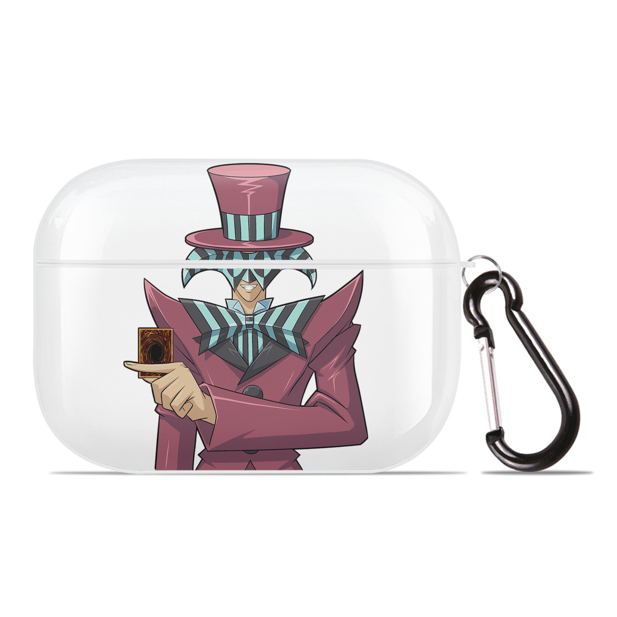 （画像用） 遊☆戯☆王 Yu-Gi-Oh! 【AirPods Pro用】ハードシェル保護ケース 耐衝撃・防指紋・カラビナ付き商品仕様