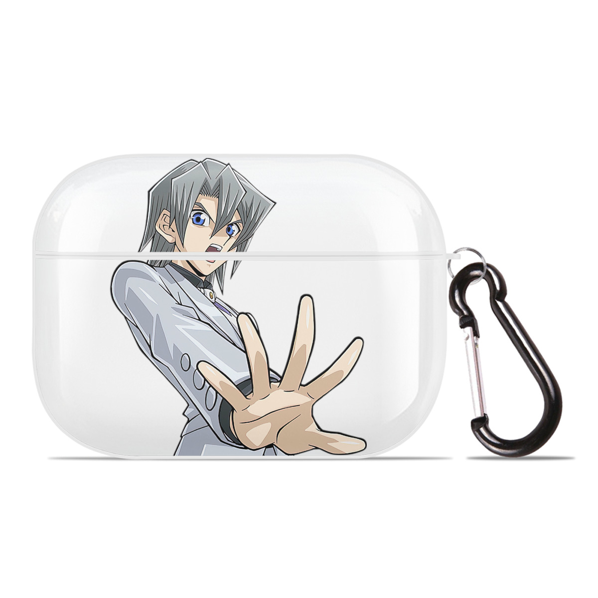 （画像用） 遊☆戯☆王 Yu-Gi-Oh! 【AirPods Pro用】ハードシェル保護ケース 耐衝撃・防指紋・カラビナ付き商品仕様