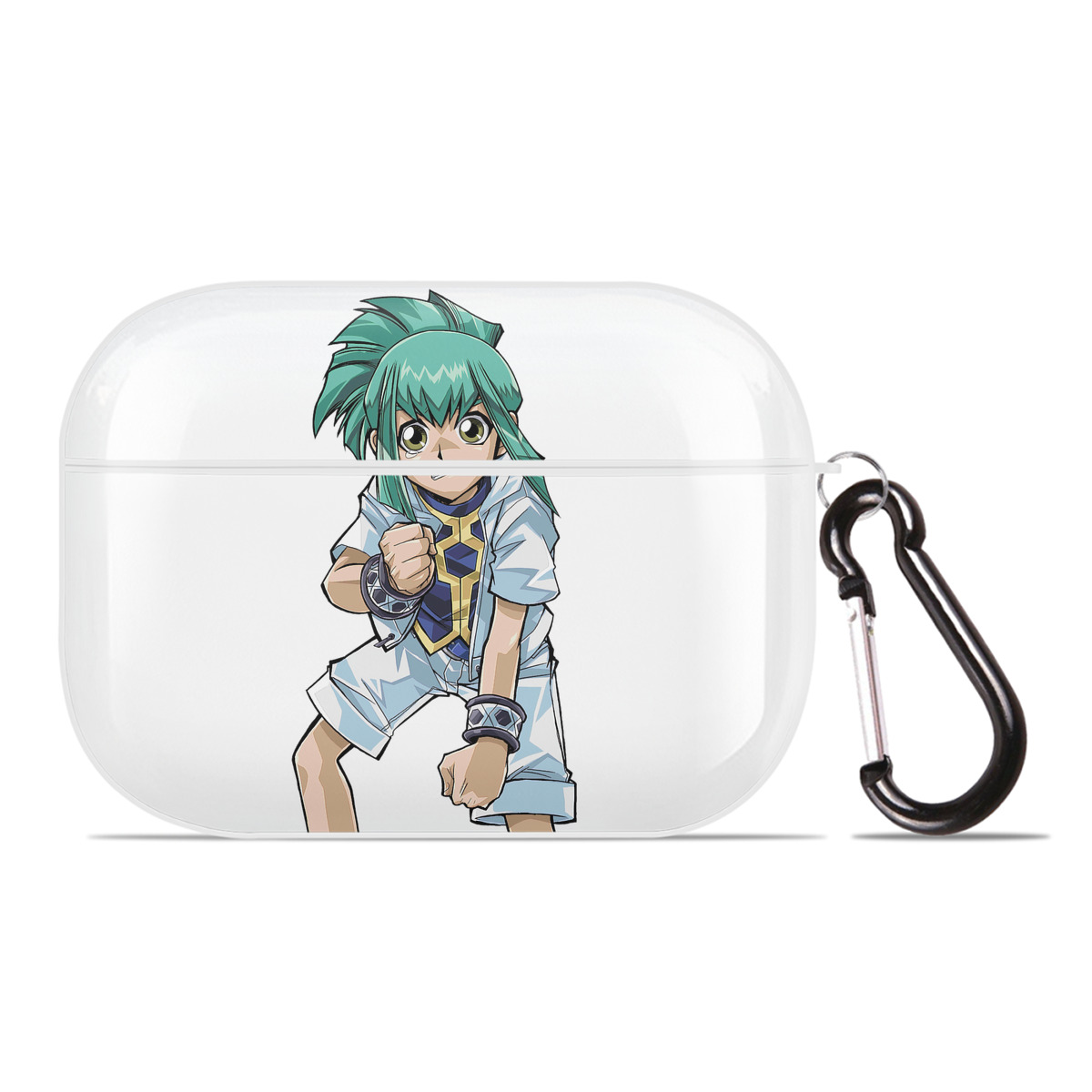 （画像用） 遊☆戯☆王 Yu-Gi-Oh! 【AirPods Pro用】ハードシェル保護ケース 耐衝撃・防指紋・カラビナ付き商品仕様
