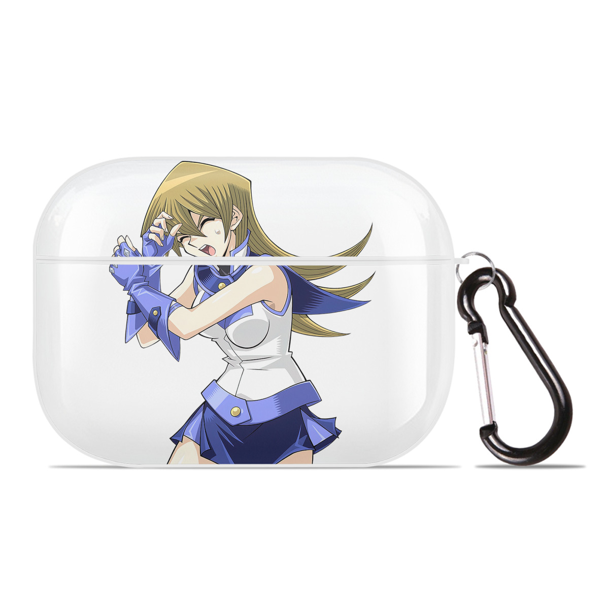 （画像用） 遊☆戯☆王 Yu-Gi-Oh! 【AirPods Pro用】ハードシェル保護ケース 耐衝撃・防指紋・カラビナ付き商品仕様