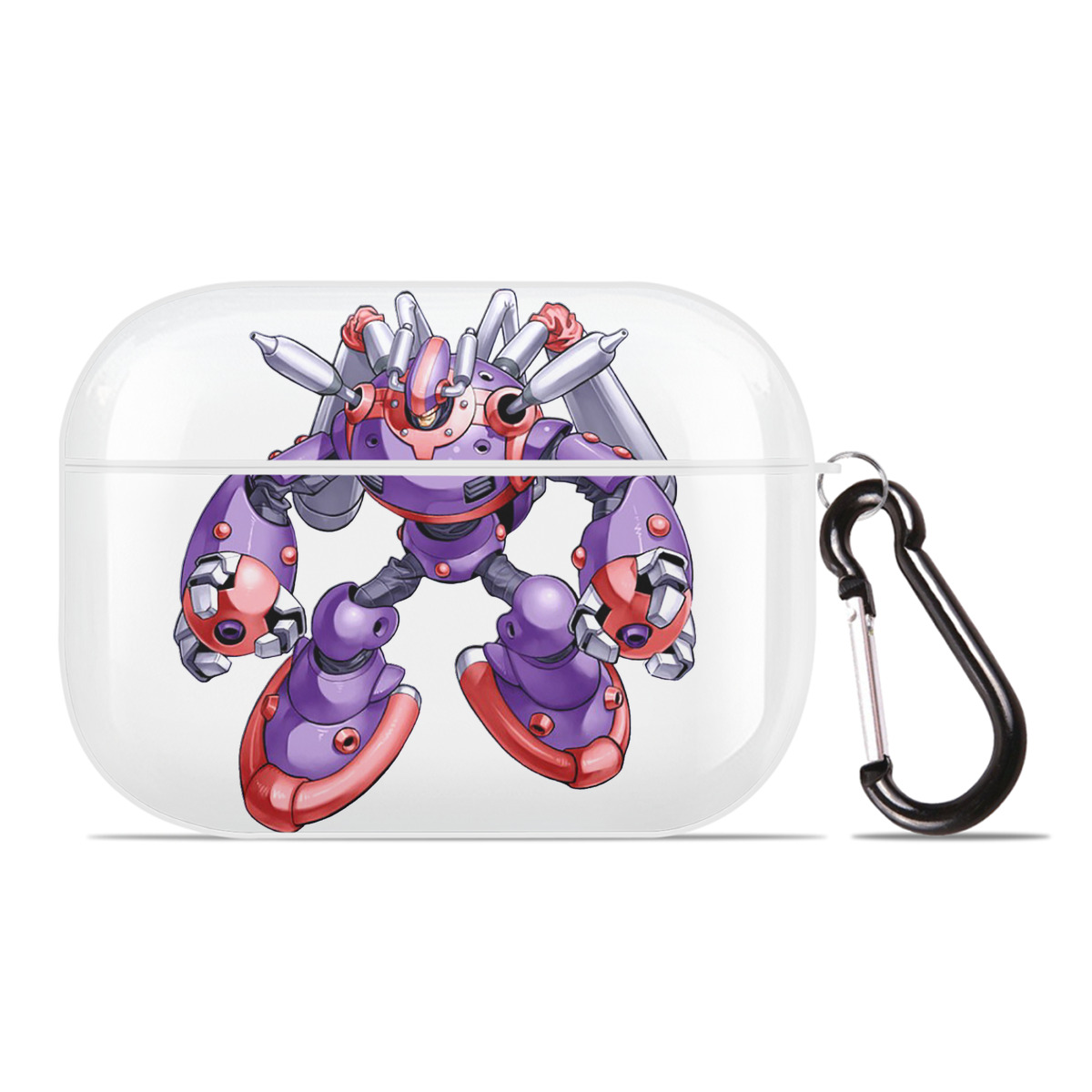 （画像用） 遊☆戯☆王 Yu-Gi-Oh! 【AirPods Pro用】ハードシェル保護ケース 耐衝撃・防指紋・カラビナ付き商品仕様