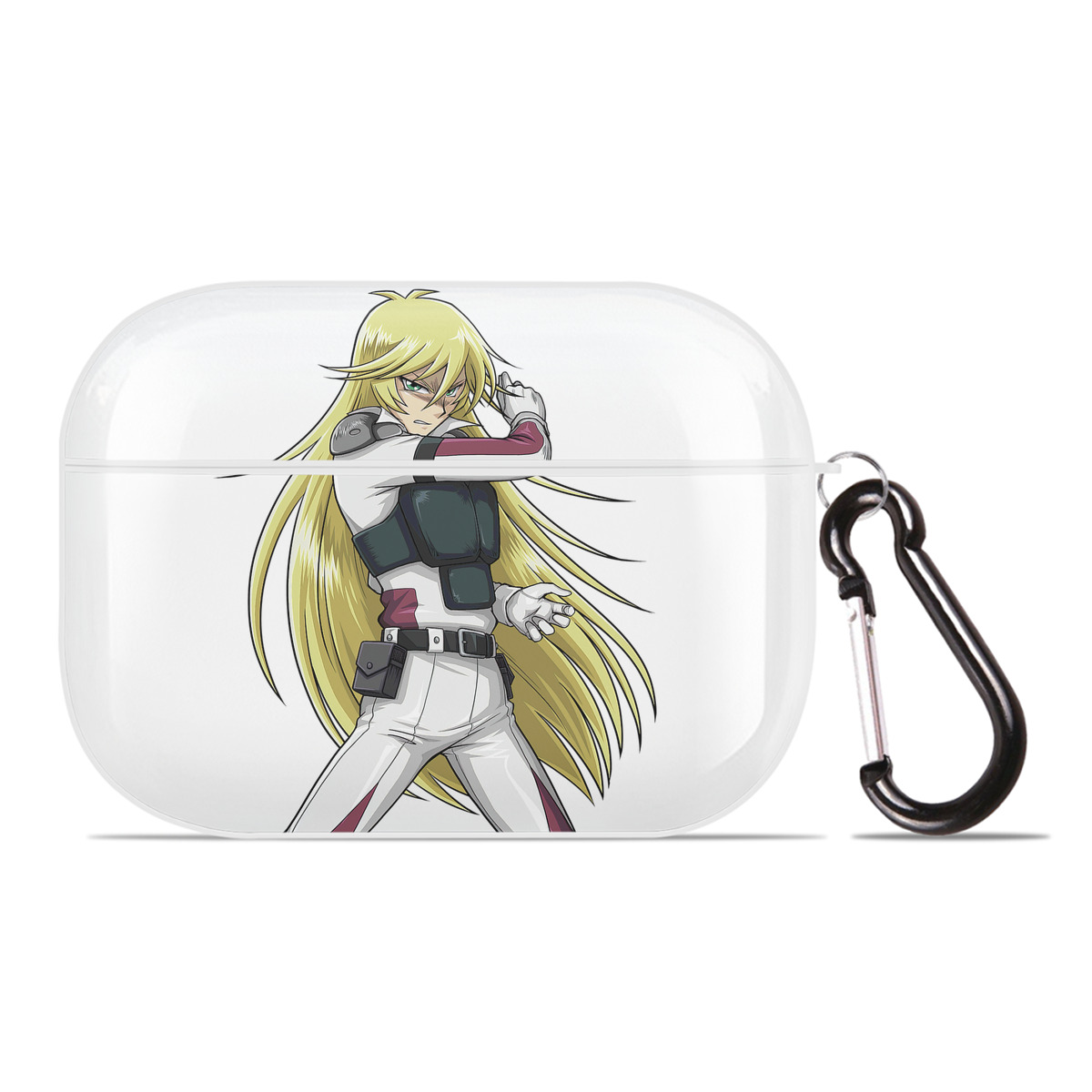 （画像用） 遊☆戯☆王 Yu-Gi-Oh! 【AirPods Pro用】ハードシェル保護ケース 耐衝撃・防指紋・カラビナ付き商品仕様