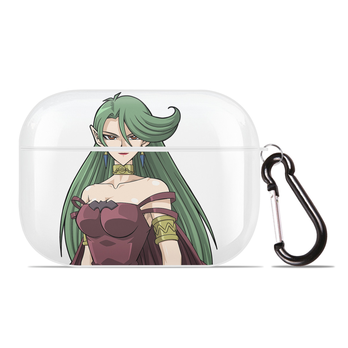 （画像用） 遊☆戯☆王 Yu-Gi-Oh! 【AirPods Pro用】ハードシェル保護ケース 耐衝撃・防指紋・カラビナ付き商品仕様