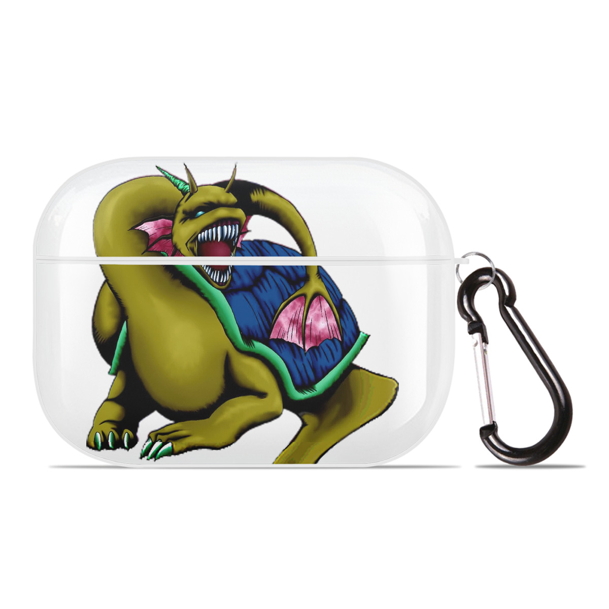 （画像用） 遊☆戯☆王 Yu-Gi-Oh! 【AirPods Pro用】ハードシェル保護ケース 耐衝撃・防指紋・カラビナ付き商品仕様