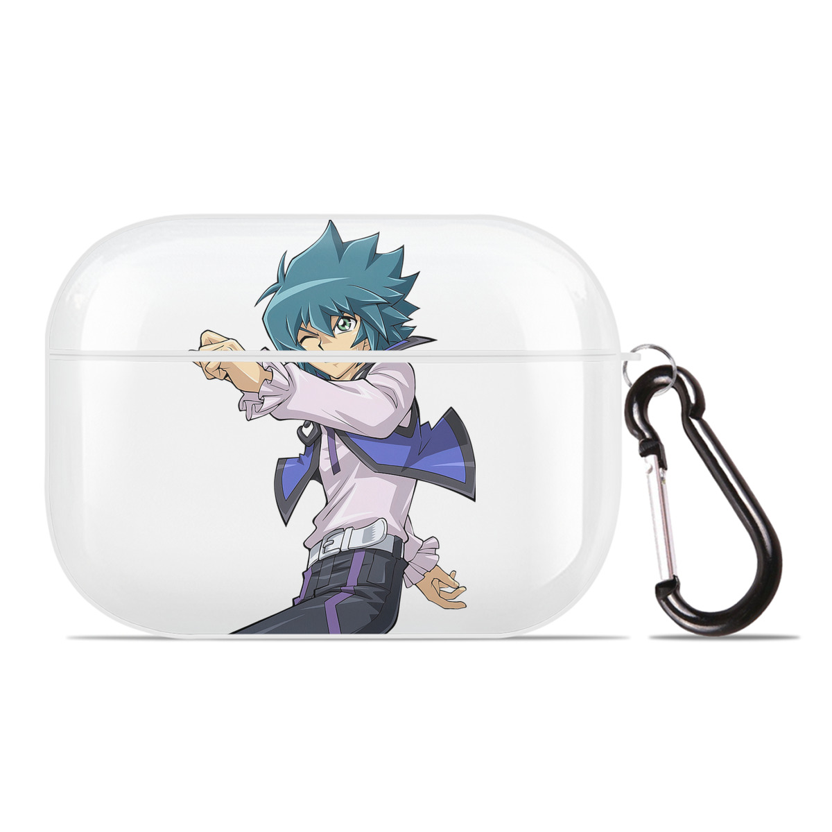 （画像用） 遊☆戯☆王 Yu-Gi-Oh! 【AirPods Pro用】ハードシェル保護ケース 耐衝撃・防指紋・カラビナ付き商品仕様