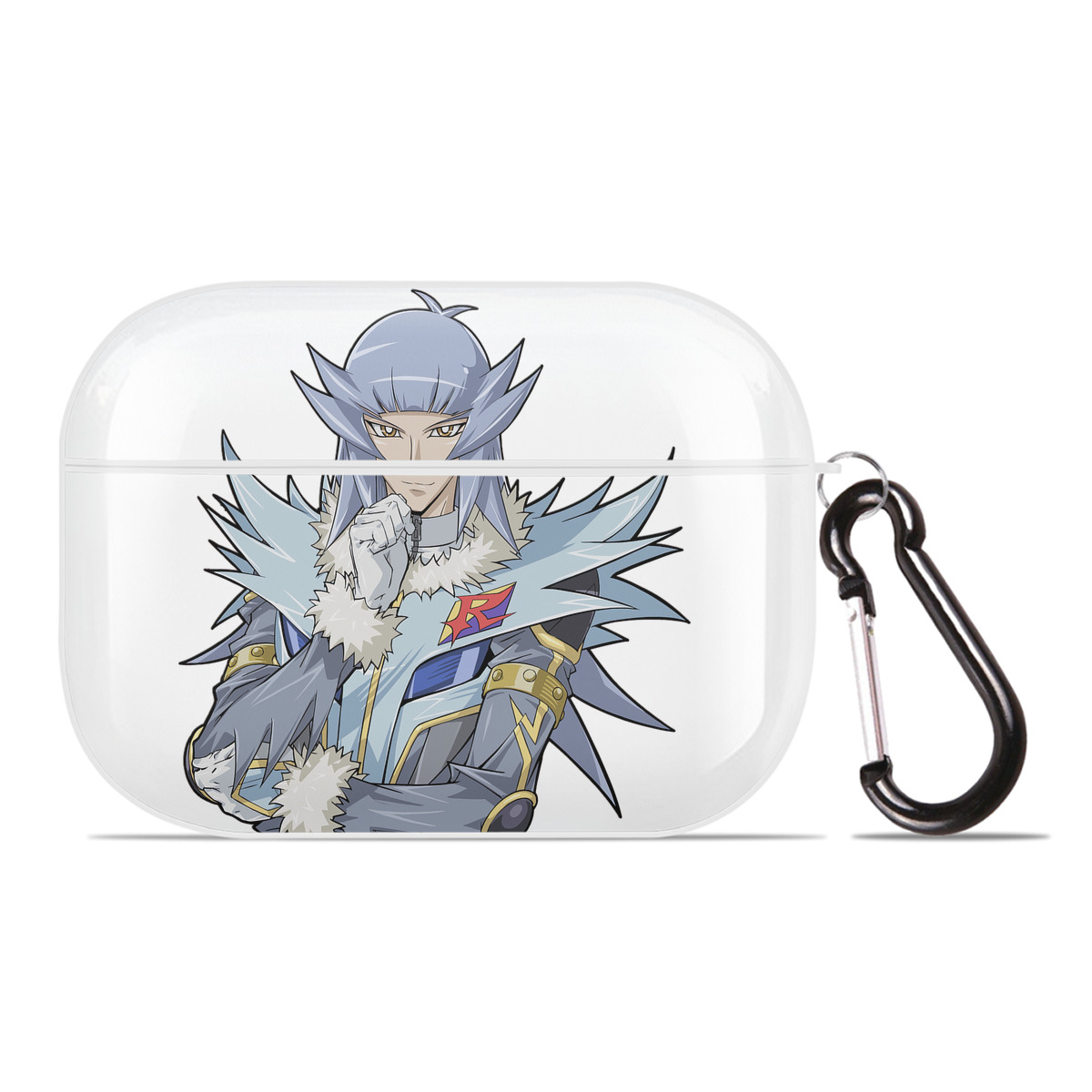 （画像用） 遊☆戯☆王 Yu-Gi-Oh! 【AirPods Pro用】ハードシェル保護ケース 耐衝撃・防指紋・カラビナ付き商品仕様