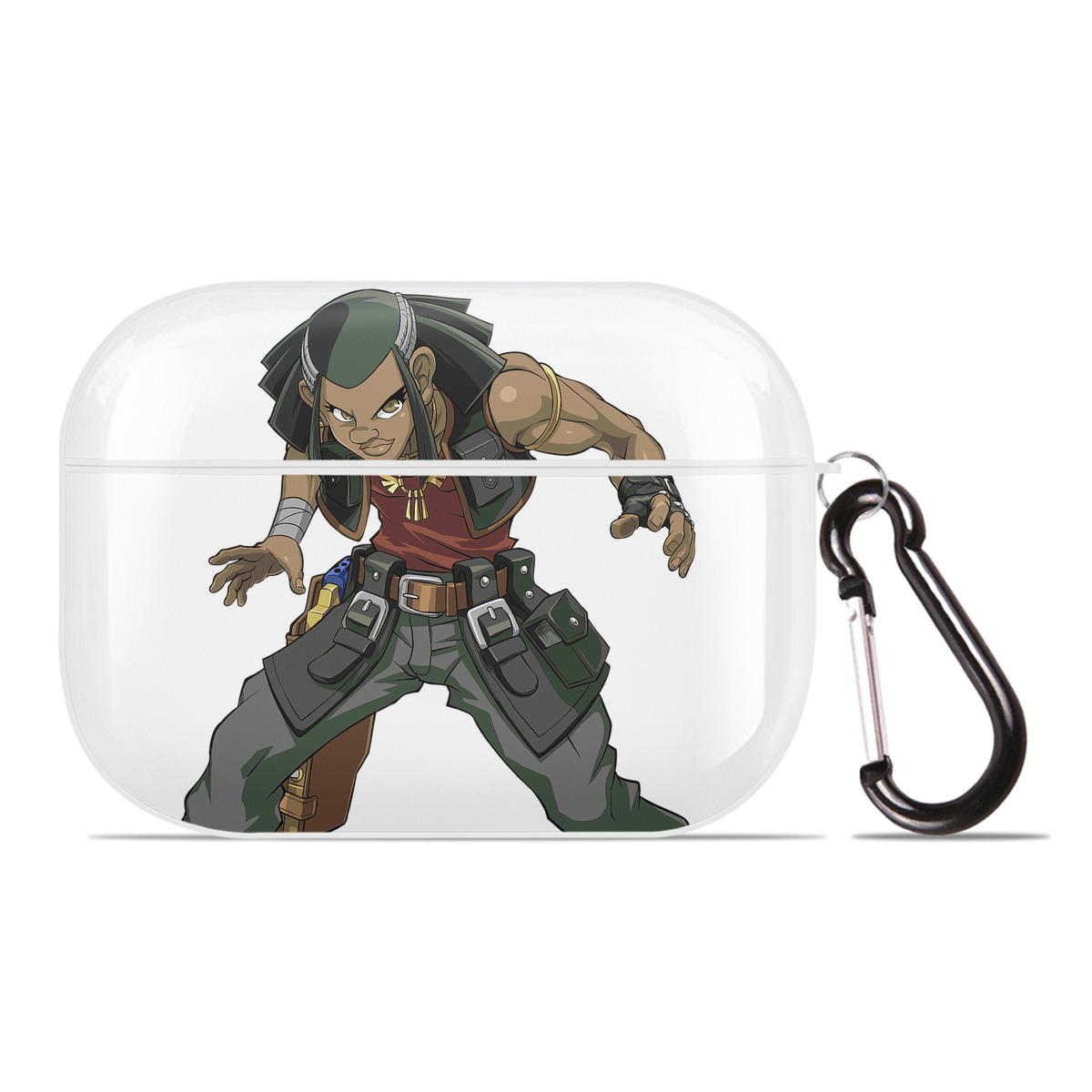 （画像用） 遊☆戯☆王 Yu-Gi-Oh! 【AirPods Pro用】ハードシェル保護ケース 耐衝撃・防指紋・カラビナ付き商品仕様