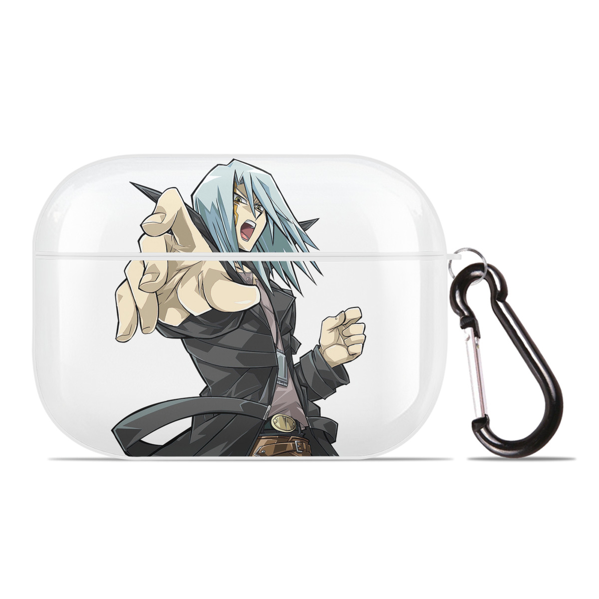 （画像用） 遊☆戯☆王 Yu-Gi-Oh! 【AirPods Pro用】ハードシェル保護ケース 耐衝撃・防指紋・カラビナ付き商品仕様