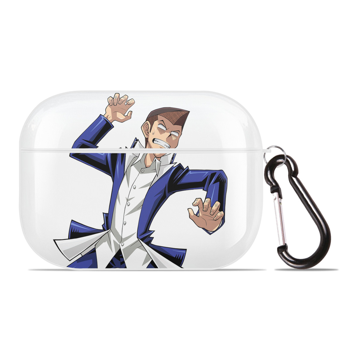（画像用） 遊☆戯☆王 Yu-Gi-Oh! 【AirPods Pro用】ハードシェル保護ケース 耐衝撃・防指紋・カラビナ付き商品仕様