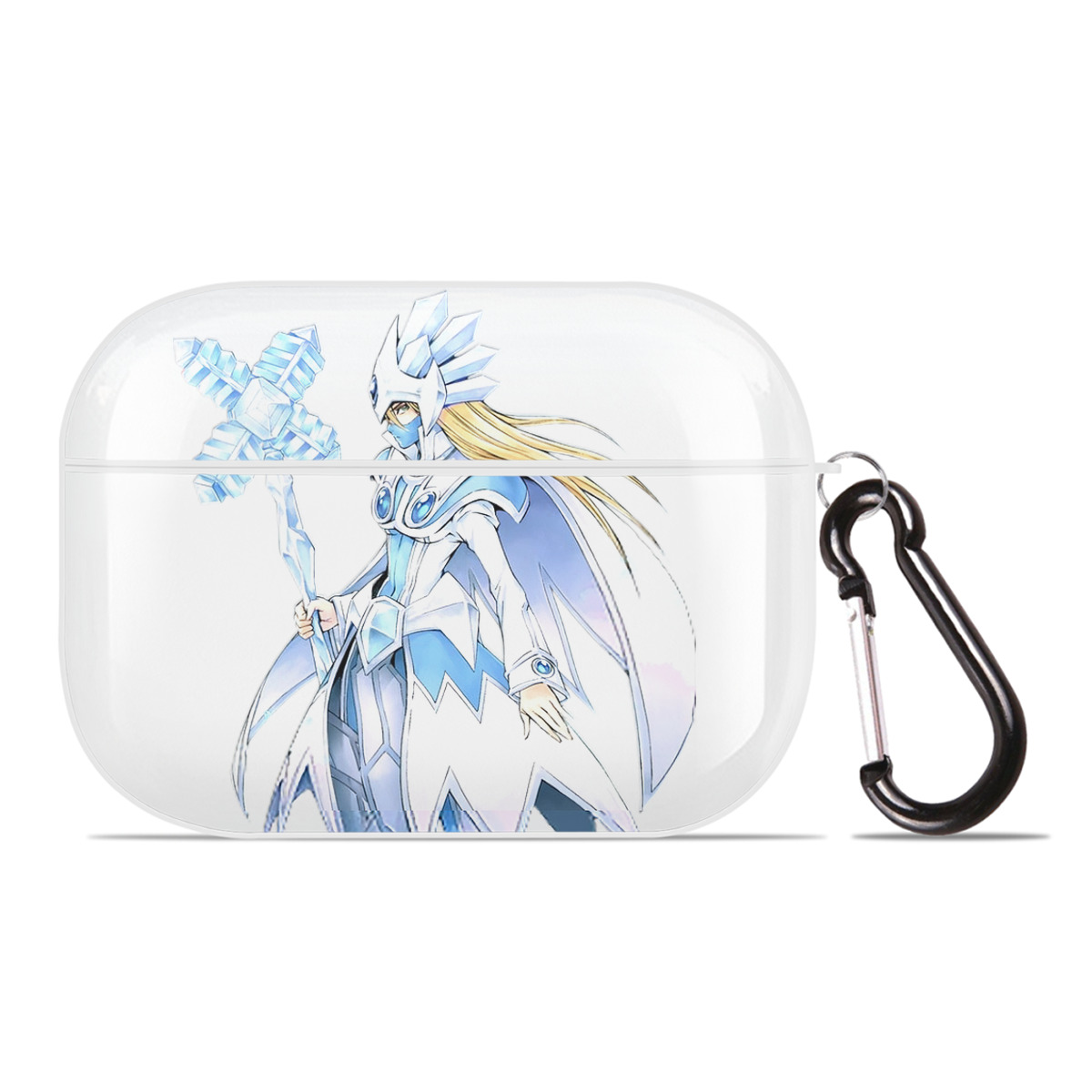 （画像用） 遊☆戯☆王 Yu-Gi-Oh! 【AirPods Pro用】ハードシェル保護ケース 耐衝撃・防指紋・カラビナ付き商品仕様
