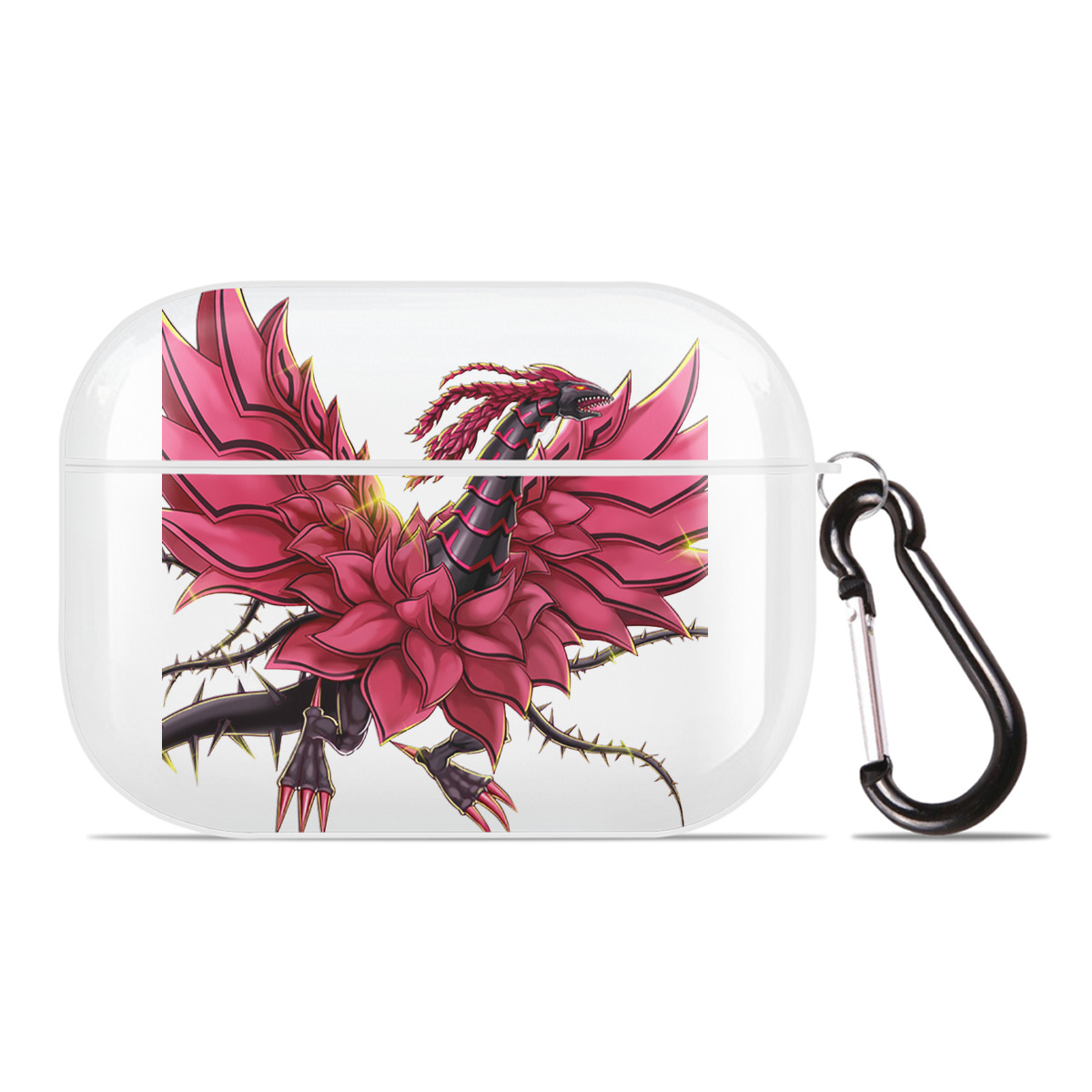 （画像用） 遊☆戯☆王 Yu-Gi-Oh! 【AirPods Pro用】ハードシェル保護ケース 耐衝撃・防指紋・カラビナ付き商品仕様