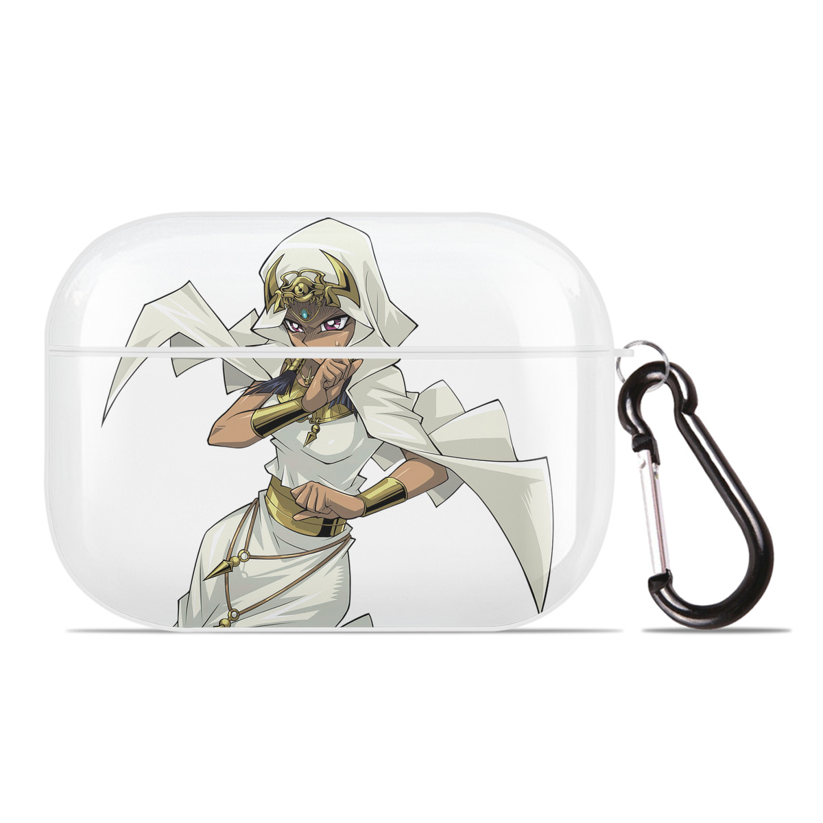 （画像用） 遊☆戯☆王 Yu-Gi-Oh! 【AirPods Pro用】ハードシェル保護ケース 耐衝撃・防指紋・カラビナ付き商品仕様